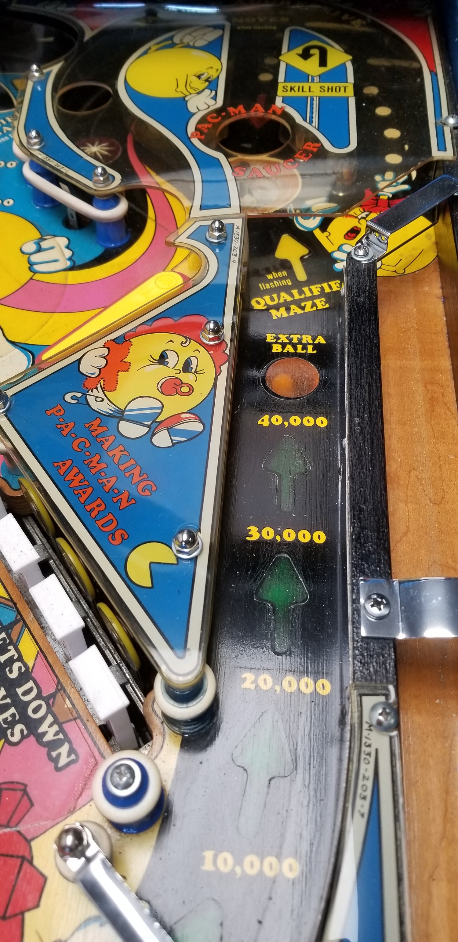 Mr. and Mrs. Pacman (FULLY RESTORED Bally 1982 - Pinball805