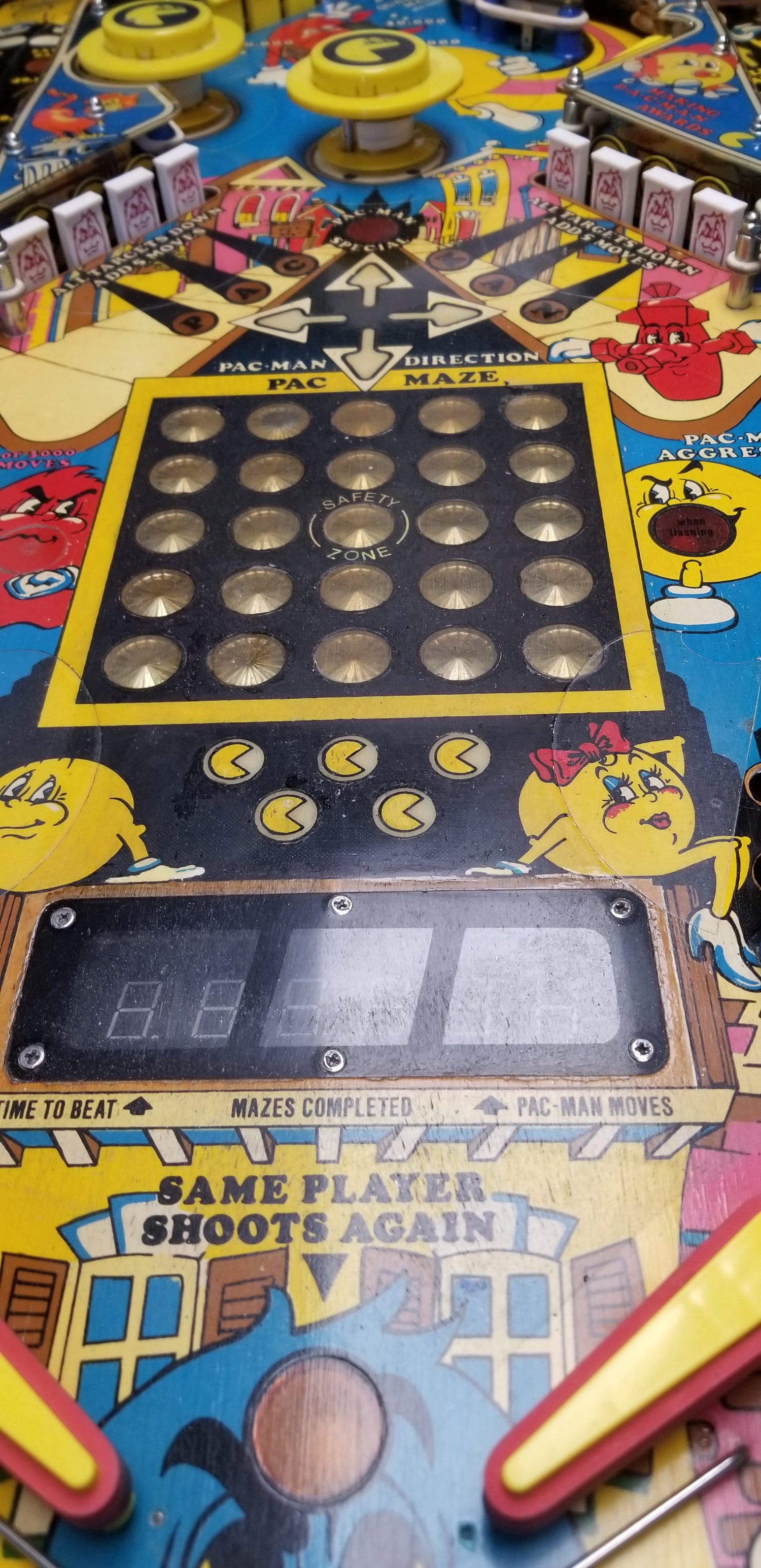Mr. and Mrs. Pacman (FULLY RESTORED Bally 1982 - Pinball805