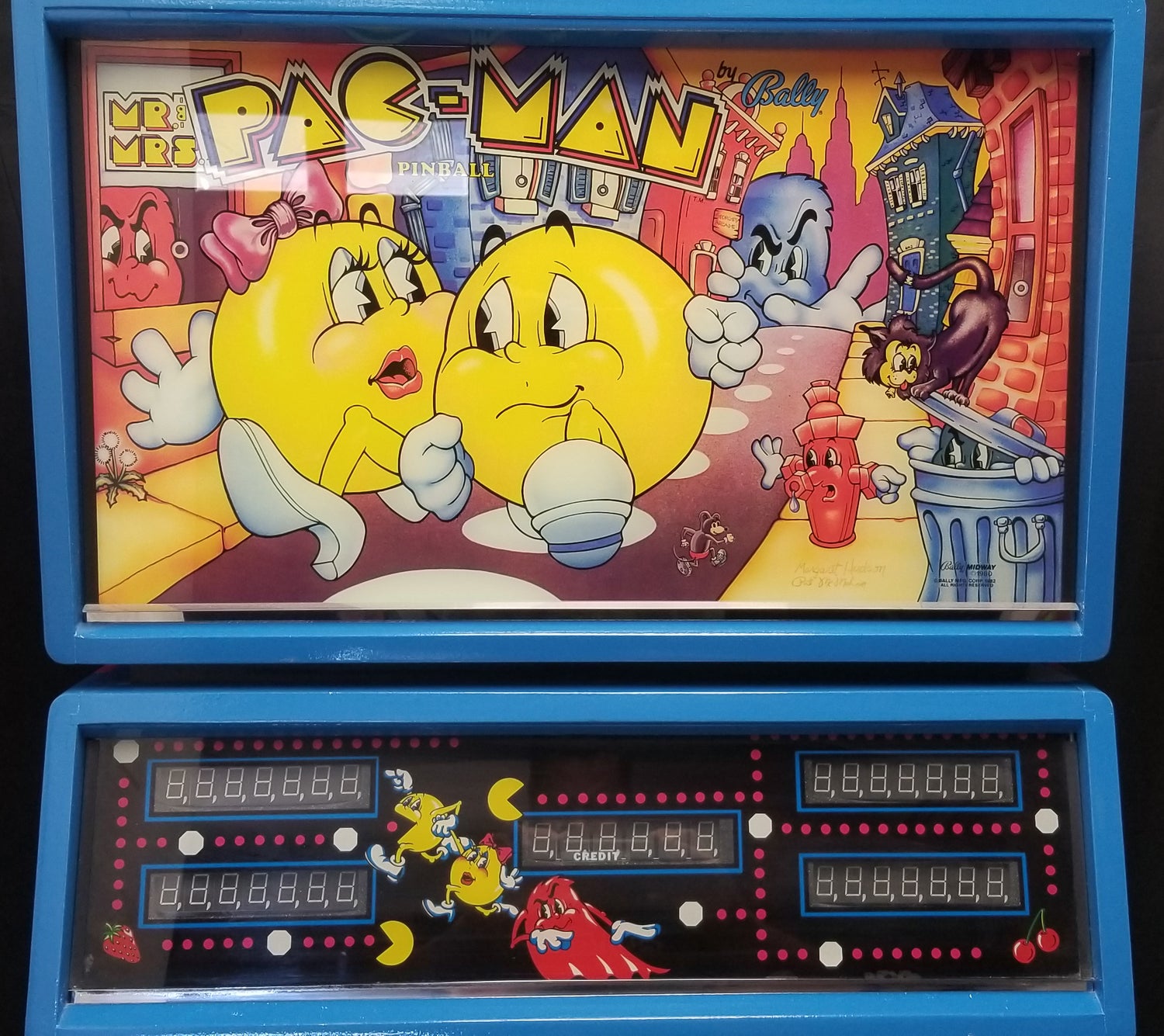Mr. and Mrs. Pacman (FULLY RESTORED Bally 1982 - Pinball805