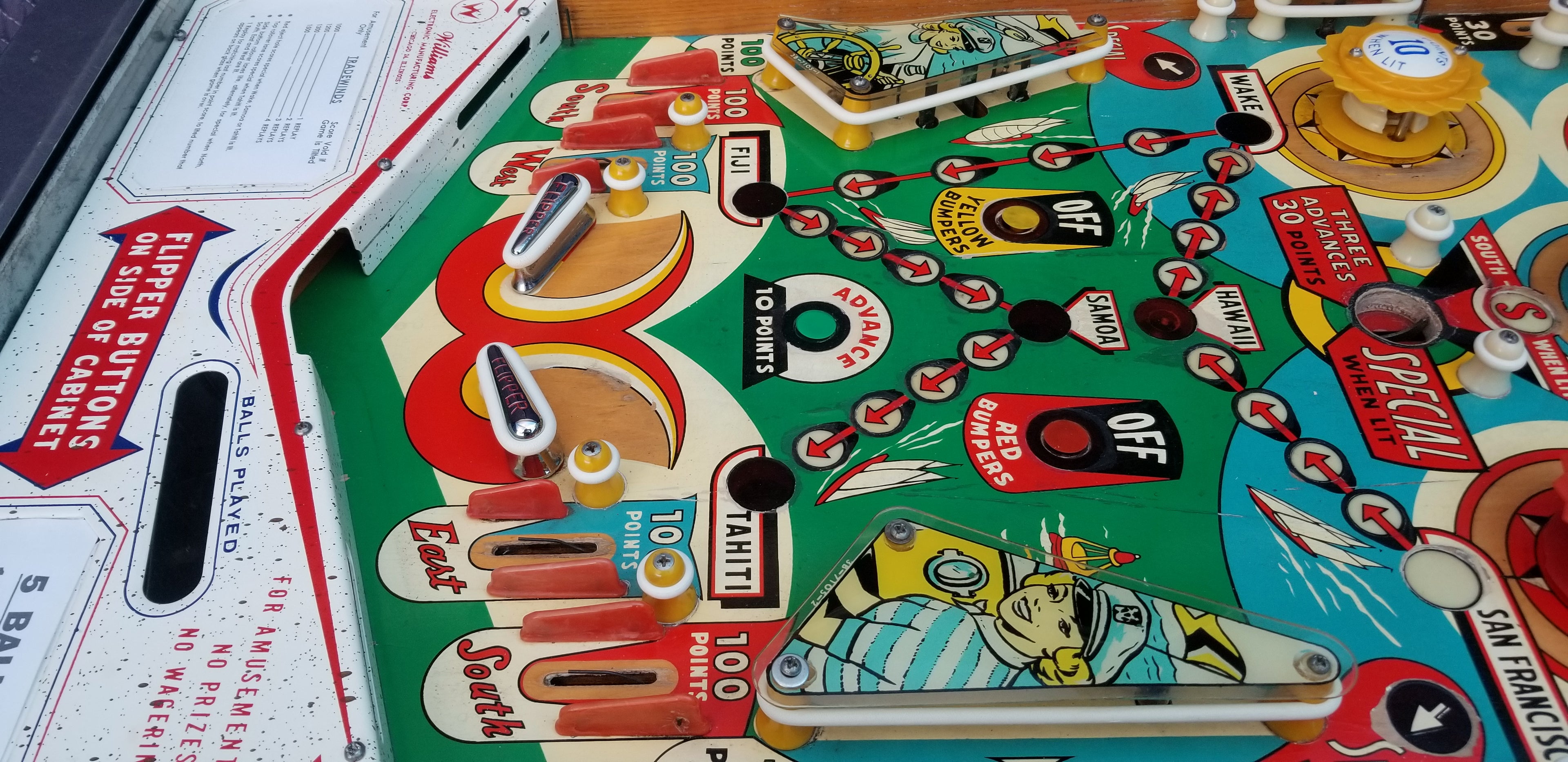 Trade Winds Williams 1962 - Pinball805