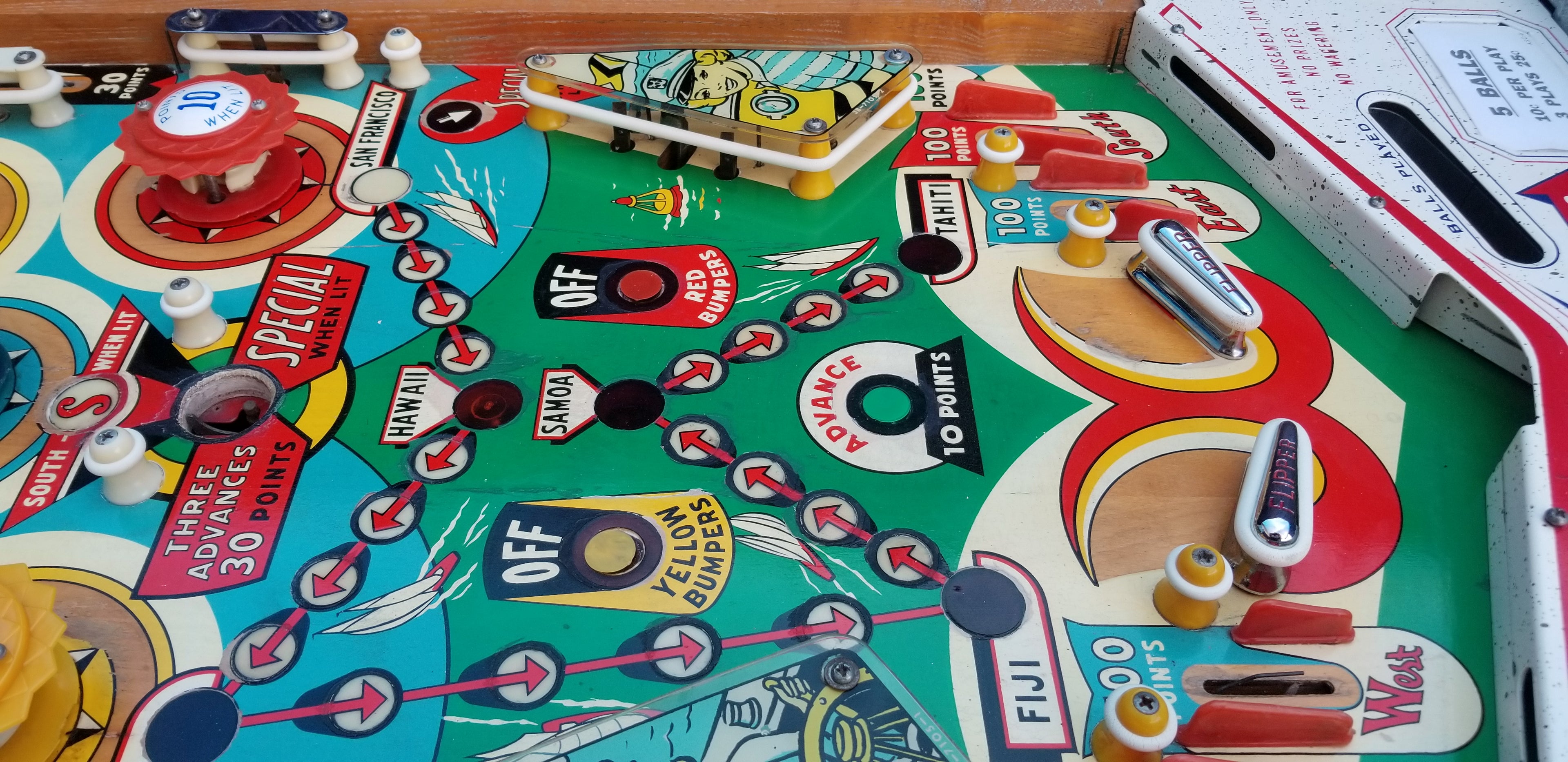 Trade Winds Williams 1962 - Pinball805