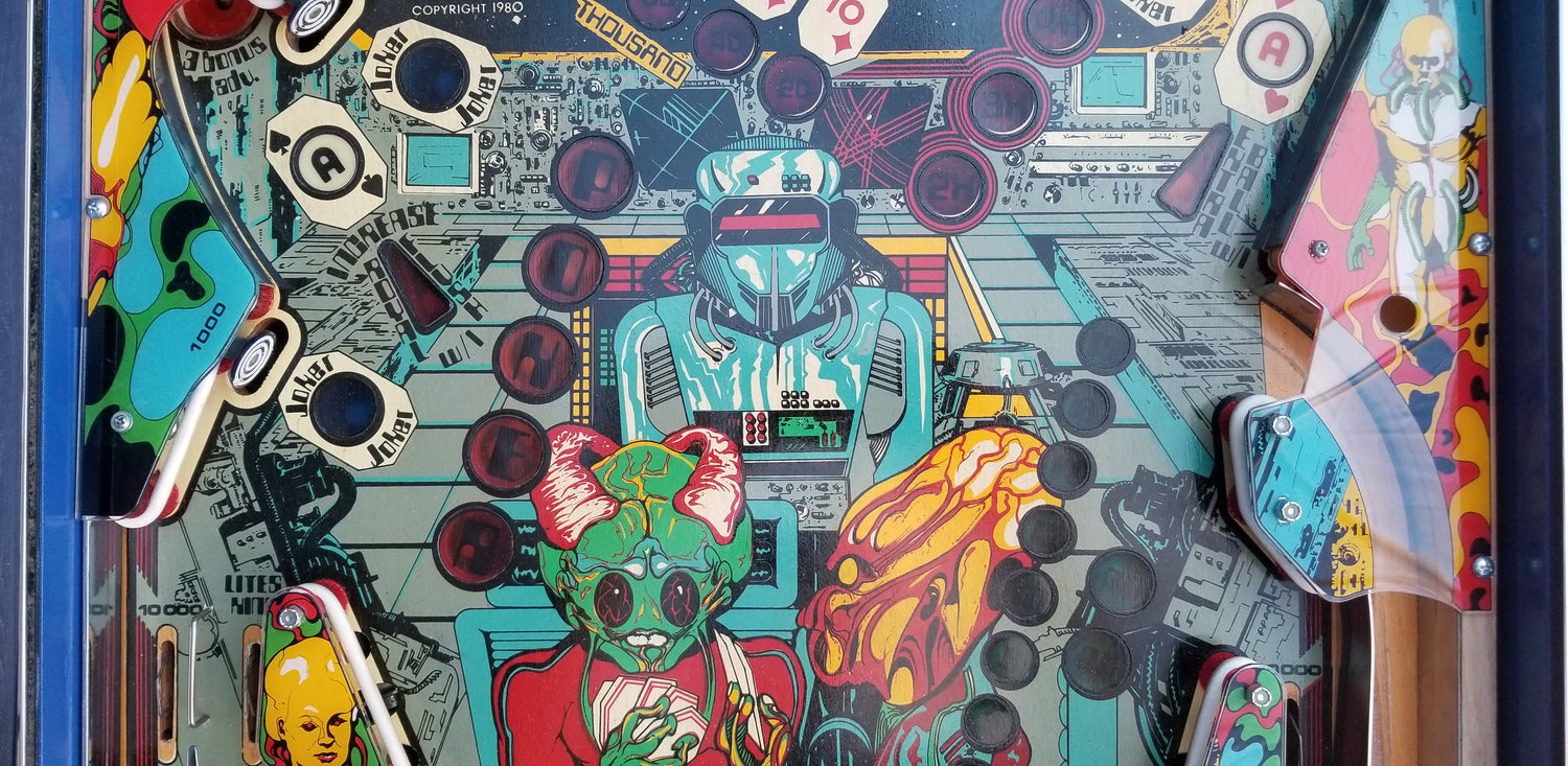 Alien Poker (FULLY RESTORED) Williams 1980 - Pinball805