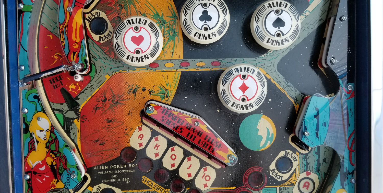 Alien Poker (FULLY RESTORED) Williams 1980 - Pinball805