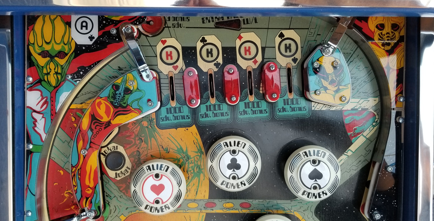 Alien Poker (FULLY RESTORED) Williams 1980 - Pinball805