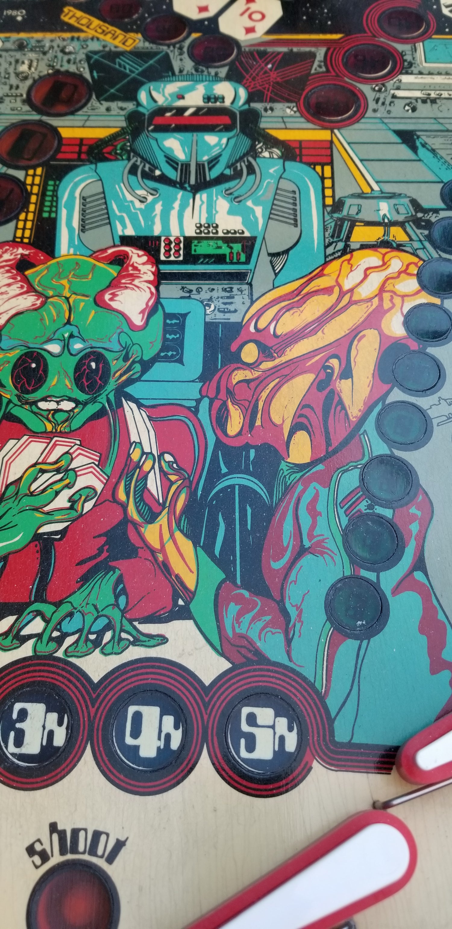 Alien Poker (FULLY RESTORED) Williams 1980 - Pinball805