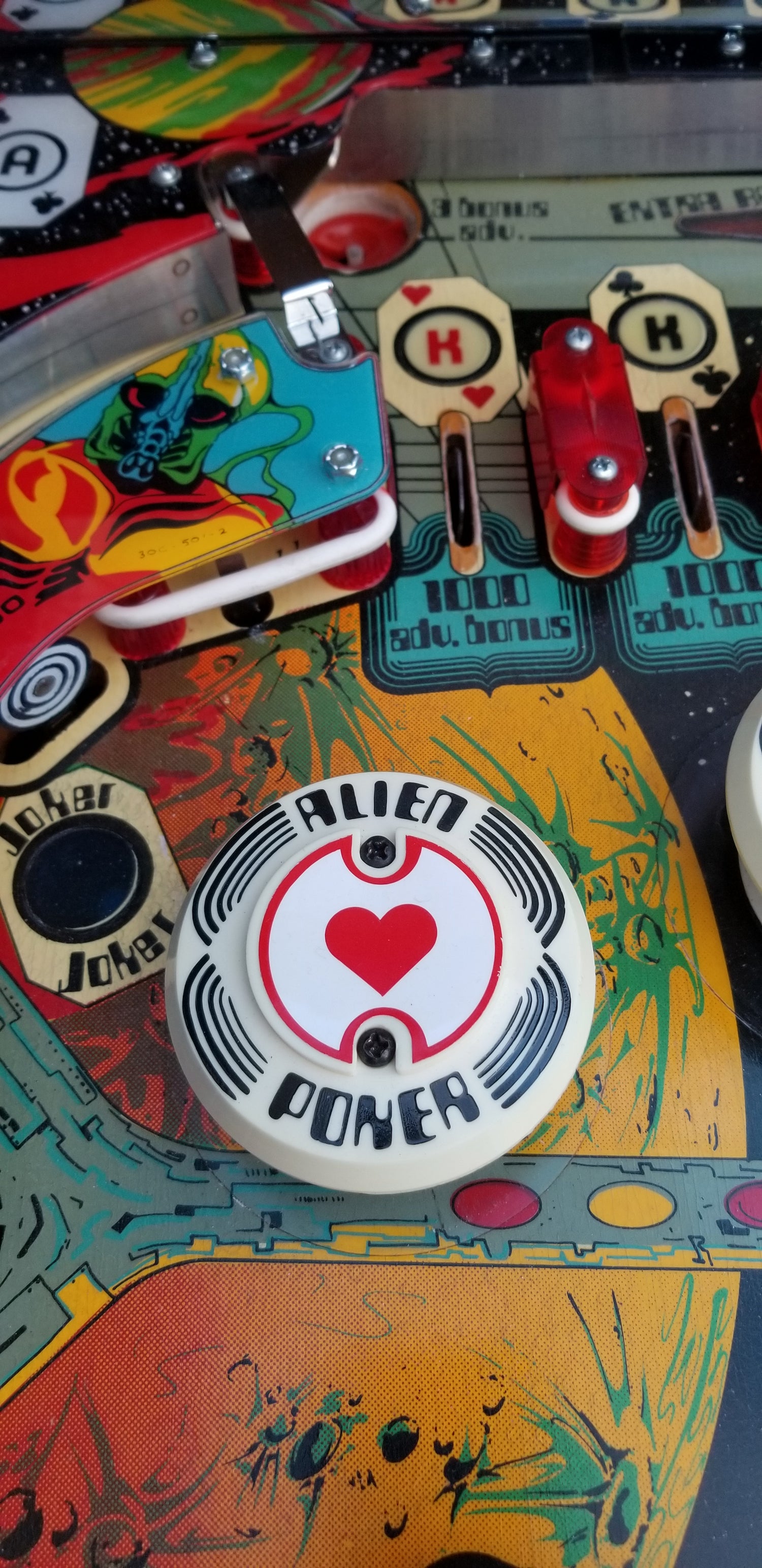 Alien Poker (FULLY RESTORED) Williams 1980 - Pinball805