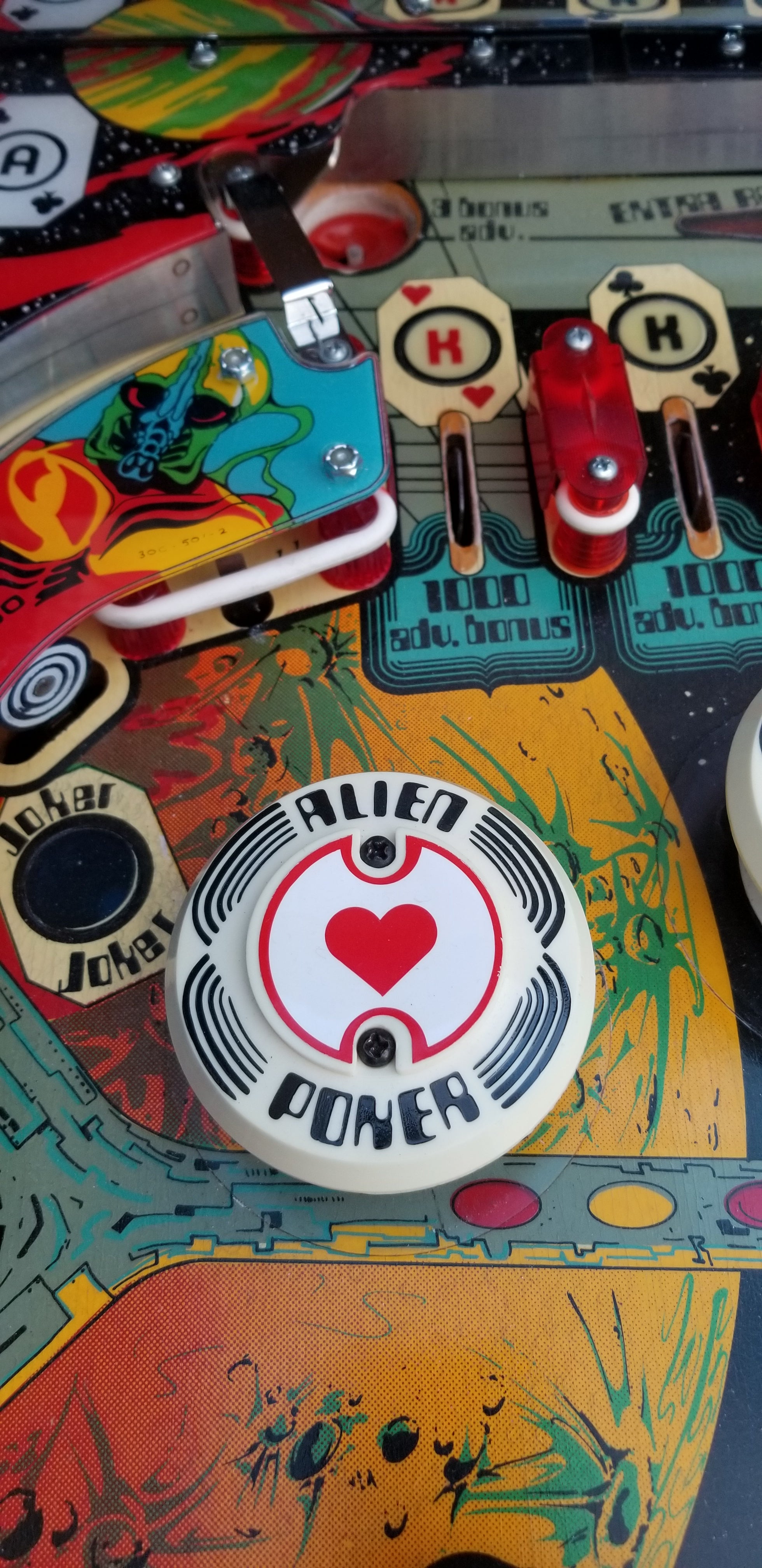 Alien Poker (FULLY RESTORED) Williams 1980 - Pinball805