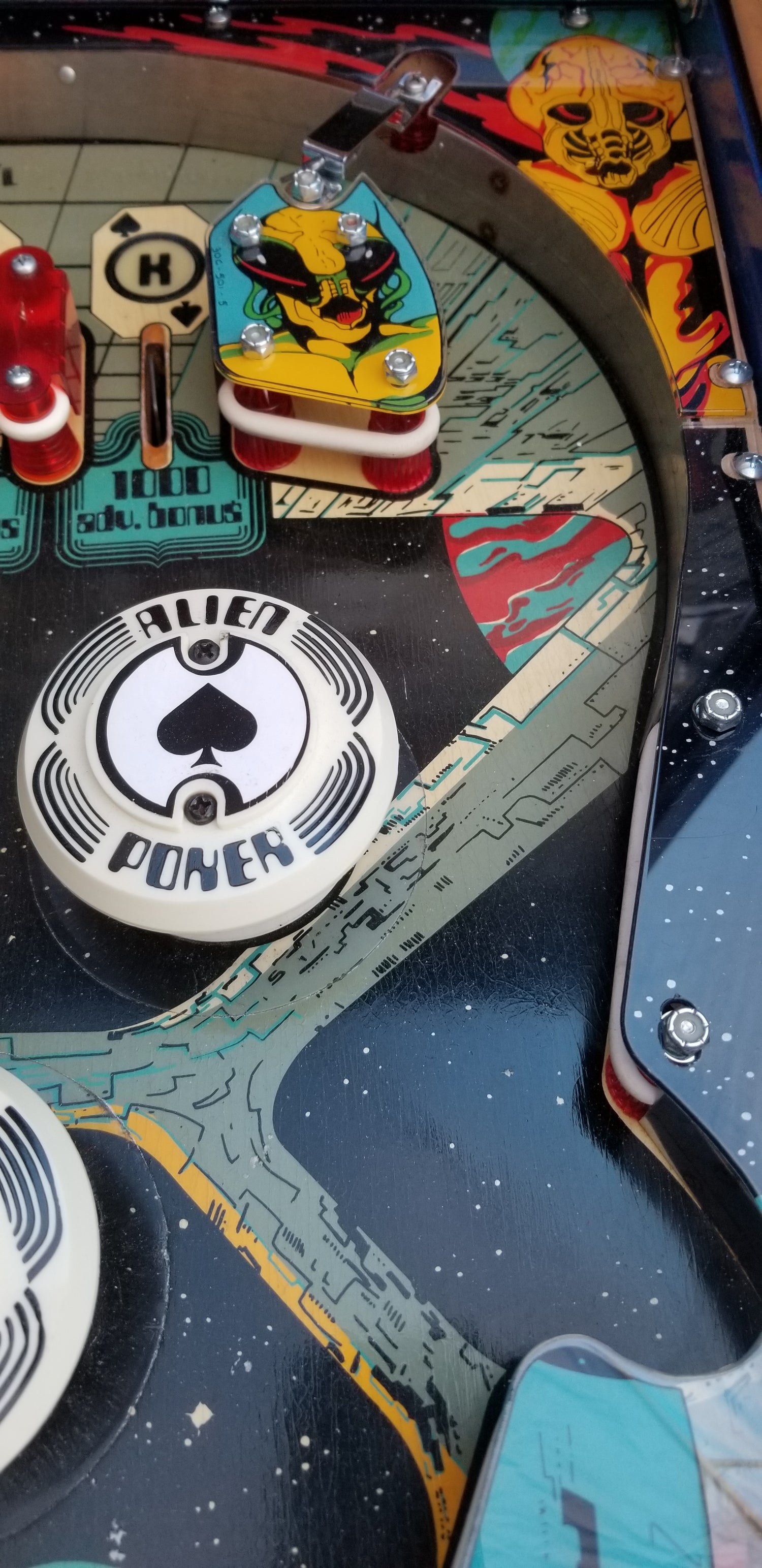Alien Poker (FULLY RESTORED) Williams 1980 - Pinball805