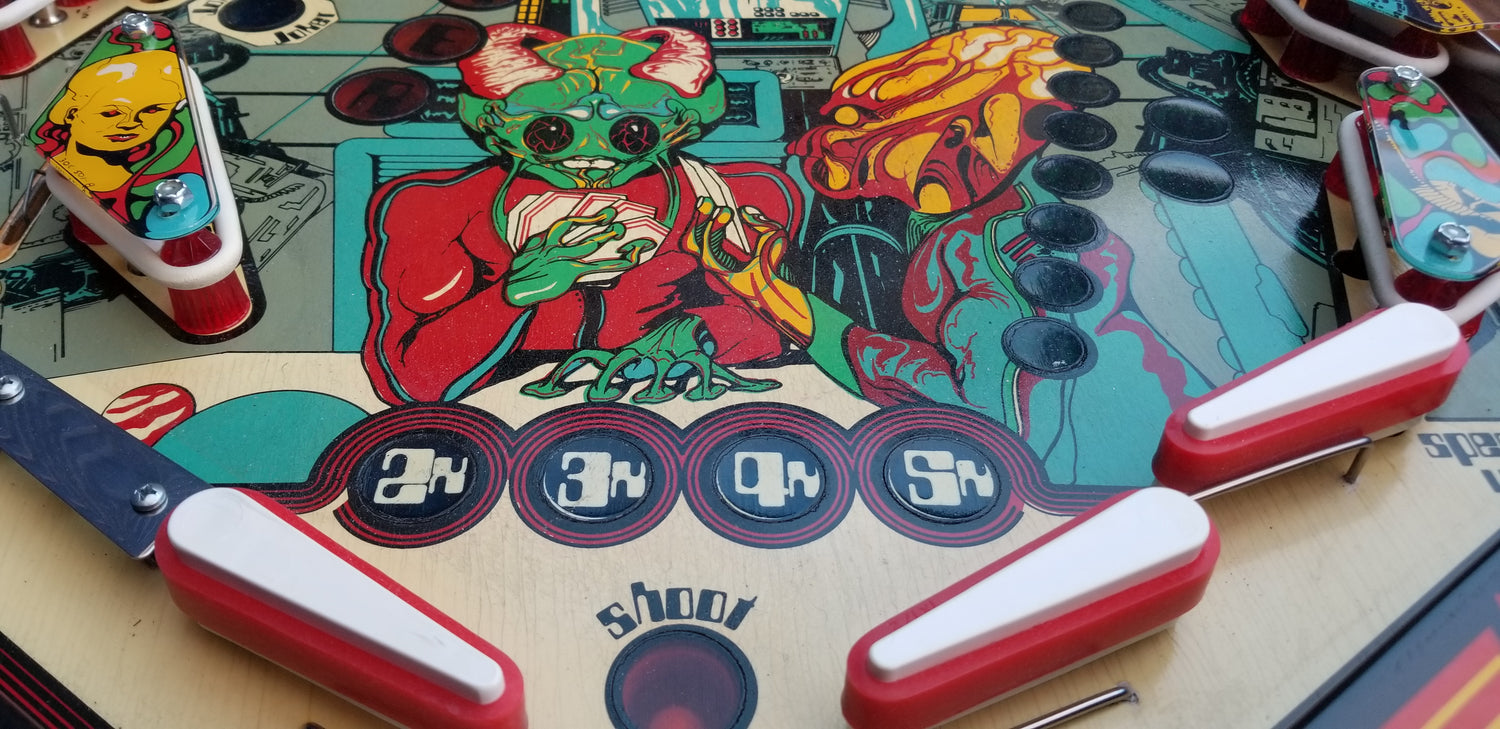 Alien Poker (FULLY RESTORED) Williams 1980 - Pinball805