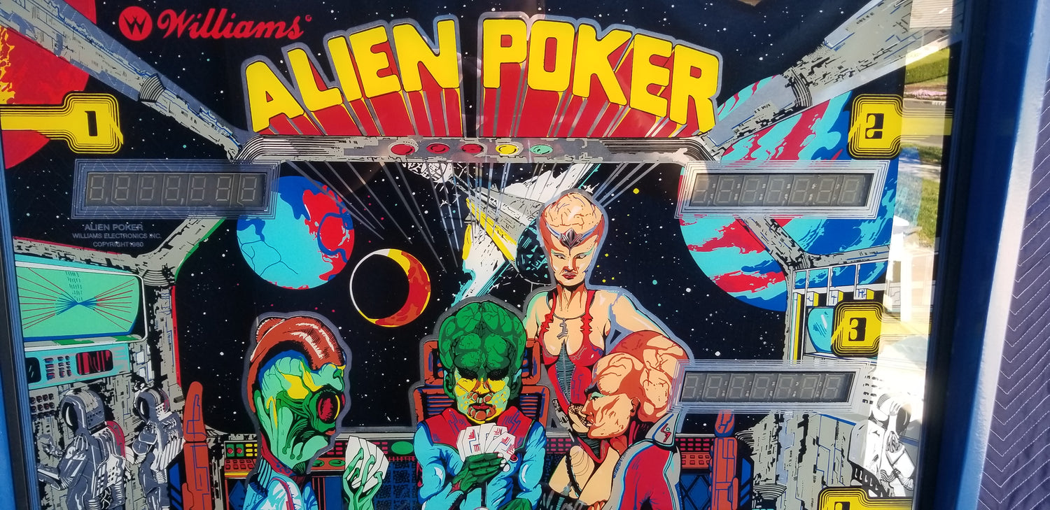 Alien Poker (FULLY RESTORED) Williams 1980 - Pinball805