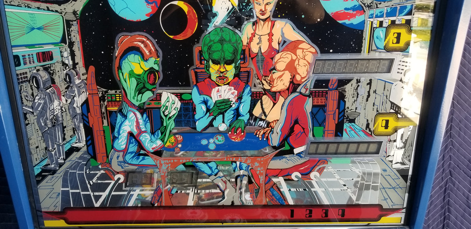 Alien Poker (FULLY RESTORED) Williams 1980 - Pinball805