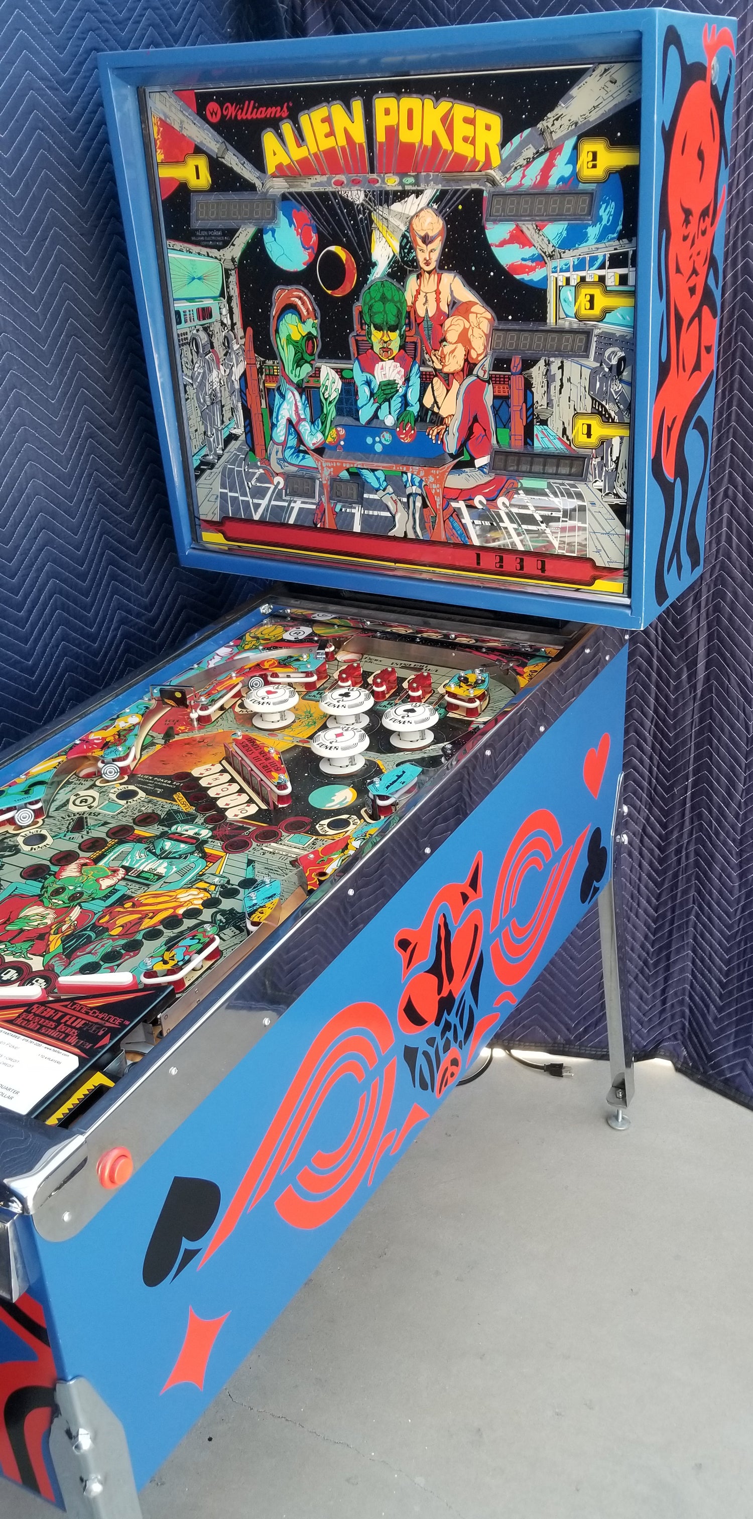 Alien Poker (FULLY RESTORED) Williams 1980 - Pinball805