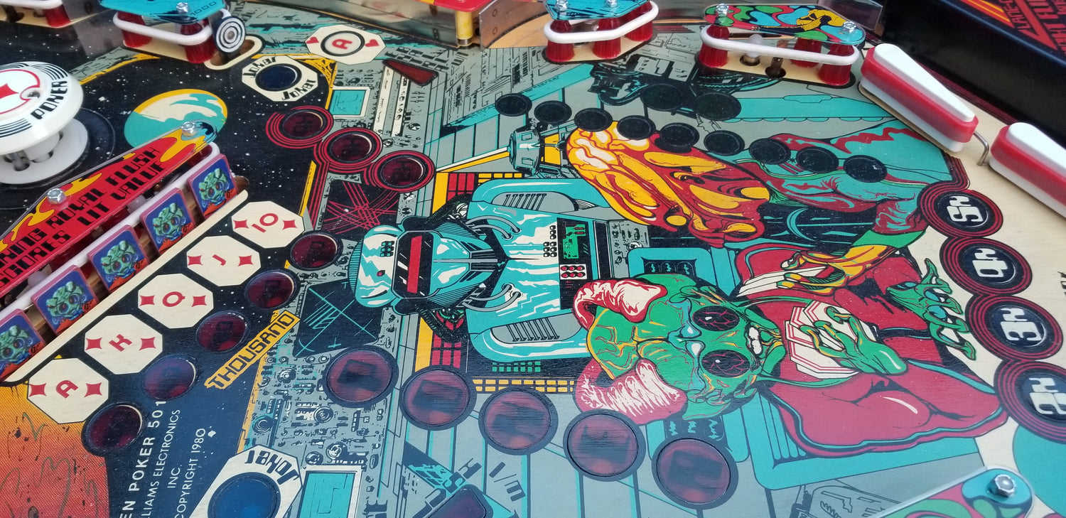 Alien Poker (FULLY RESTORED) Williams 1980 - Pinball805