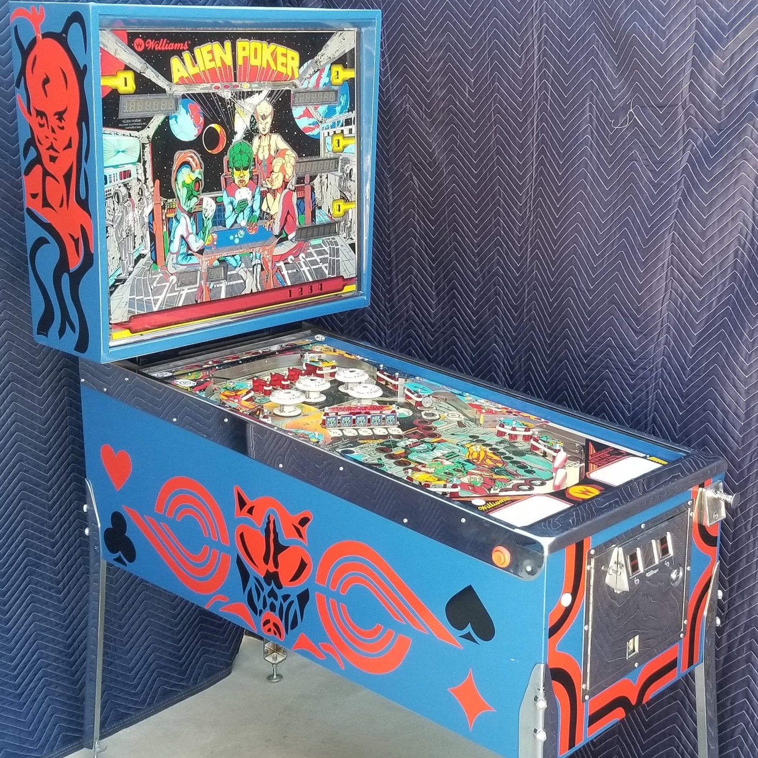 Alien Poker (FULLY RESTORED) Williams 1980 - Pinball805