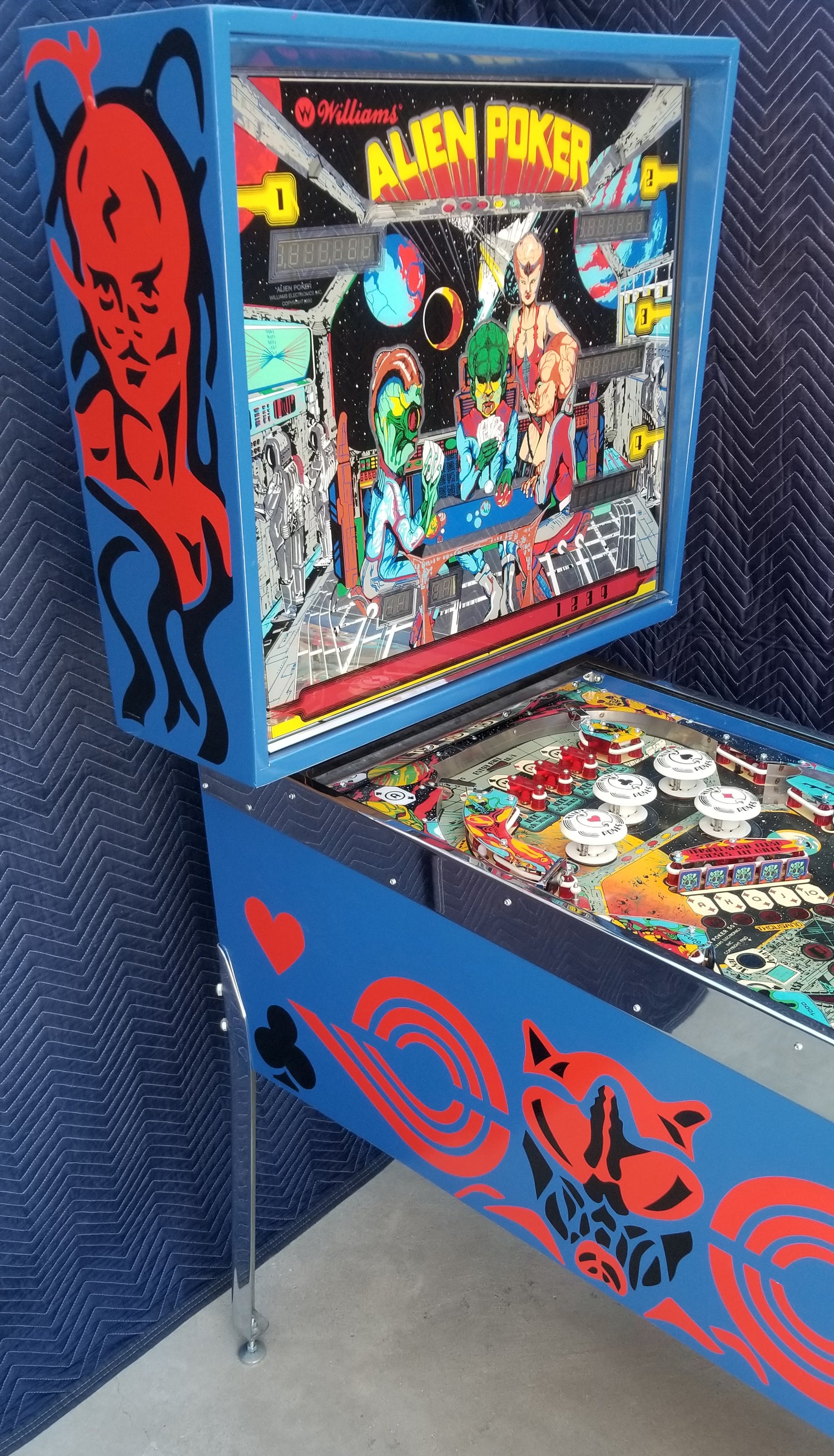 Alien Poker (FULLY RESTORED) Williams 1980 - Pinball805