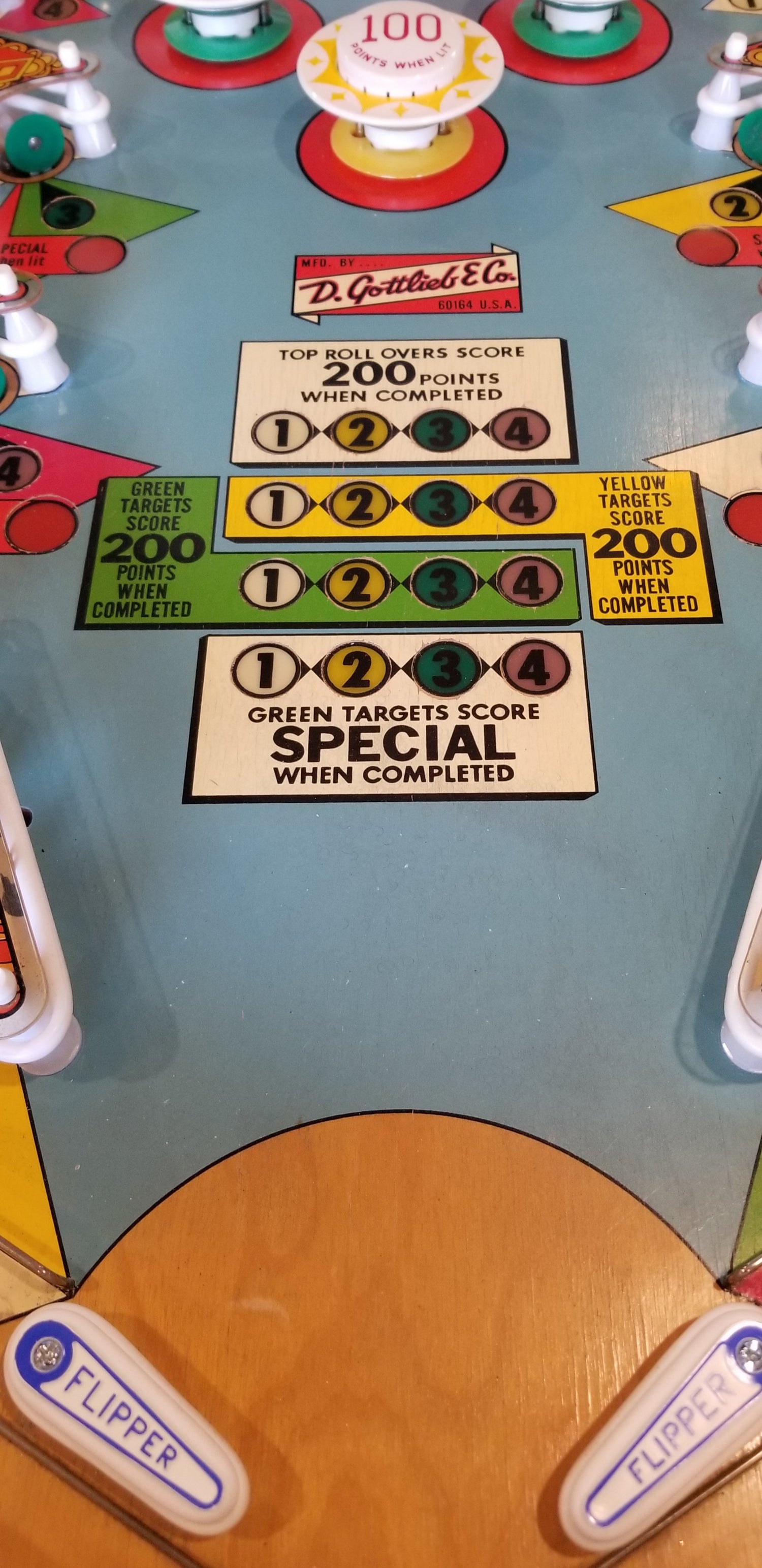 4 Square (FULLY RESTORED) Gottlieb 1971 - Pinball805