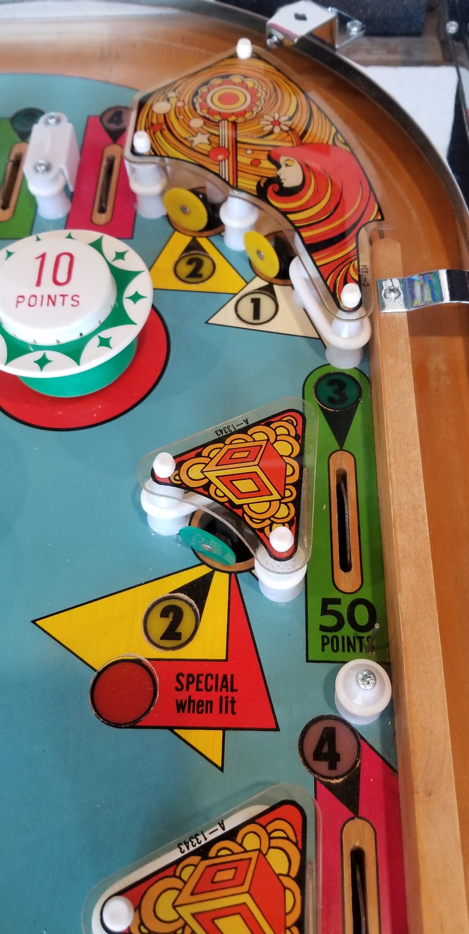 4 Square (FULLY RESTORED) Gottlieb 1971 - Pinball805