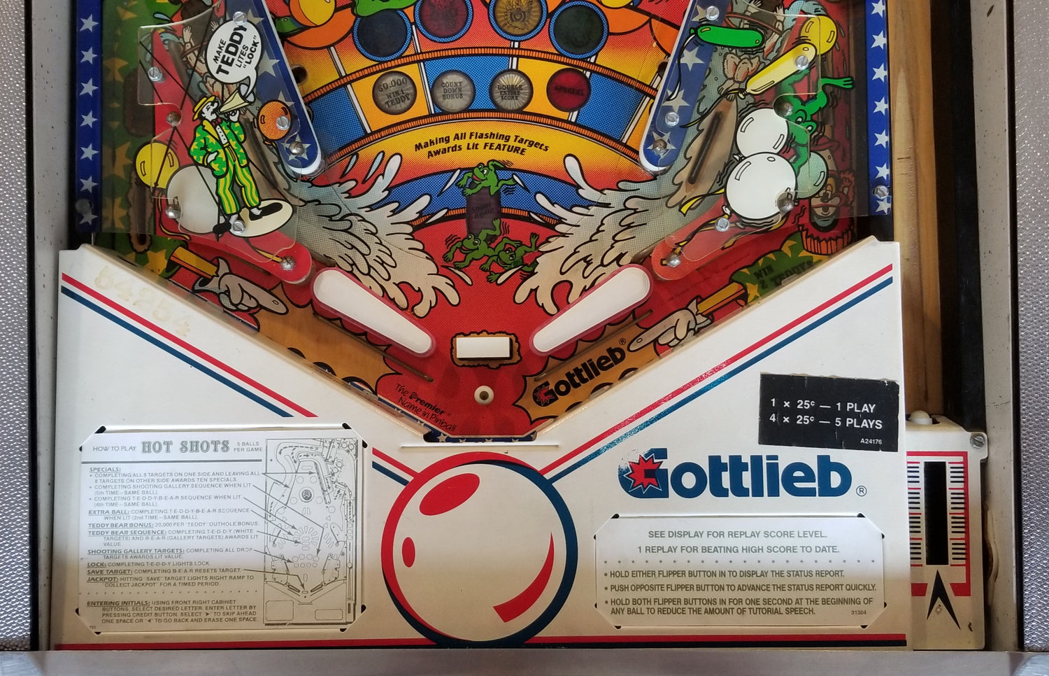 Hot Shots Gottlieb 1989 - Pinball805