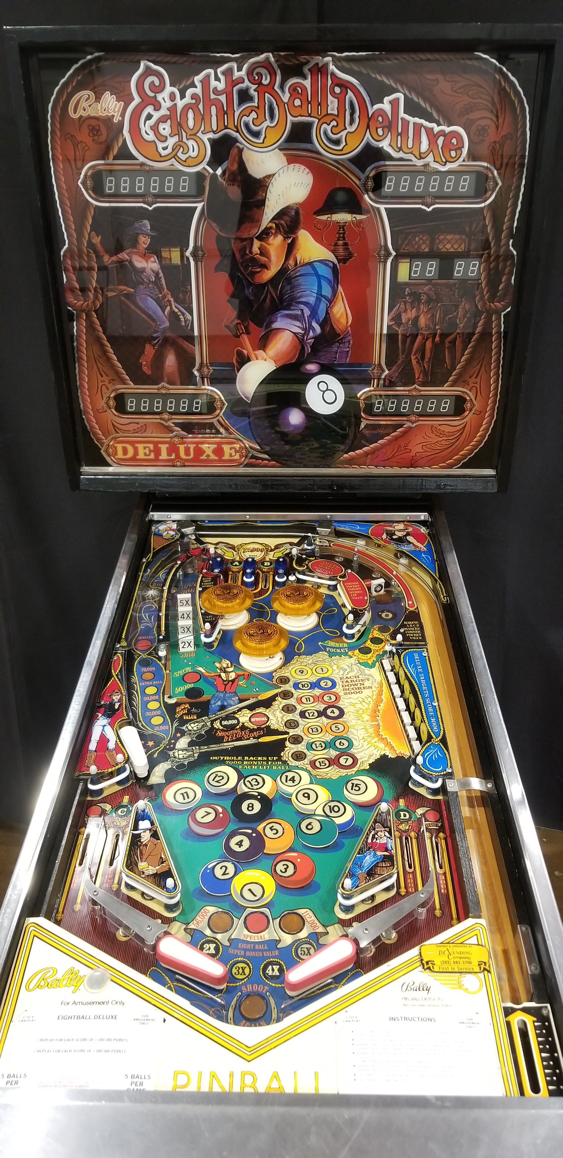 Eight Ball Deluxe Bally 1981 - Pinball805