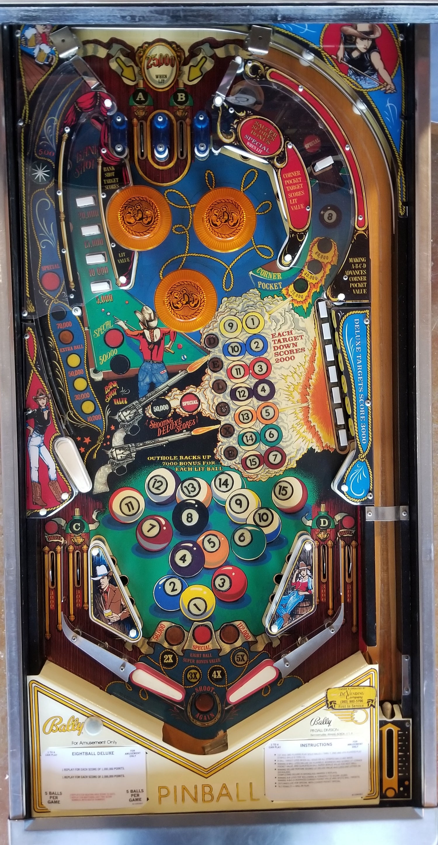 Eight Ball Deluxe Bally 1981 - Pinball805