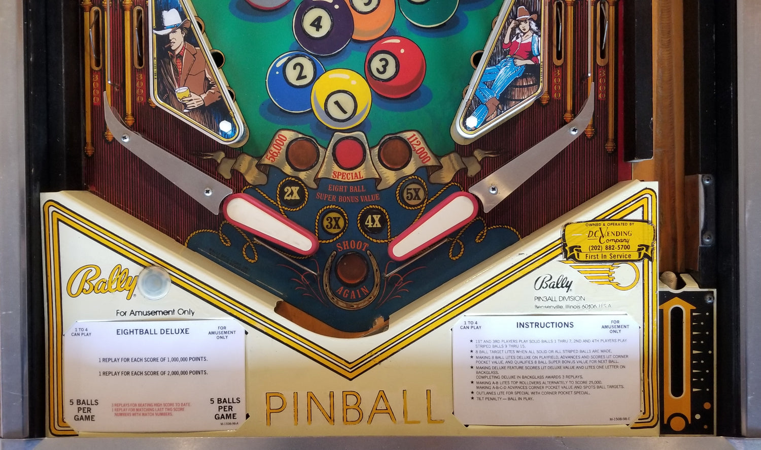Eight Ball Deluxe Bally 1981 - Pinball805