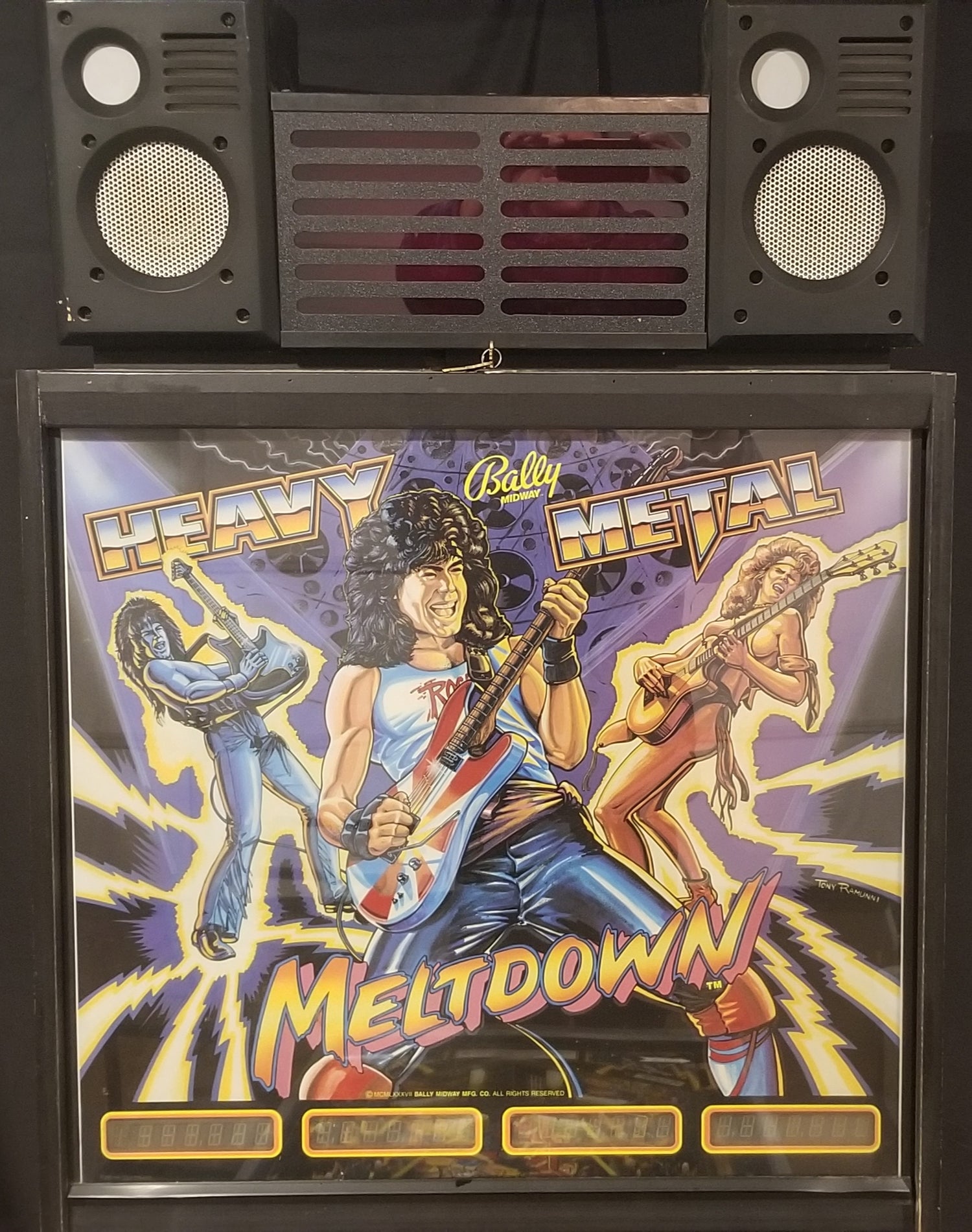 Heavy Metal Meltdown Bally Midway 1987 - Pinball805