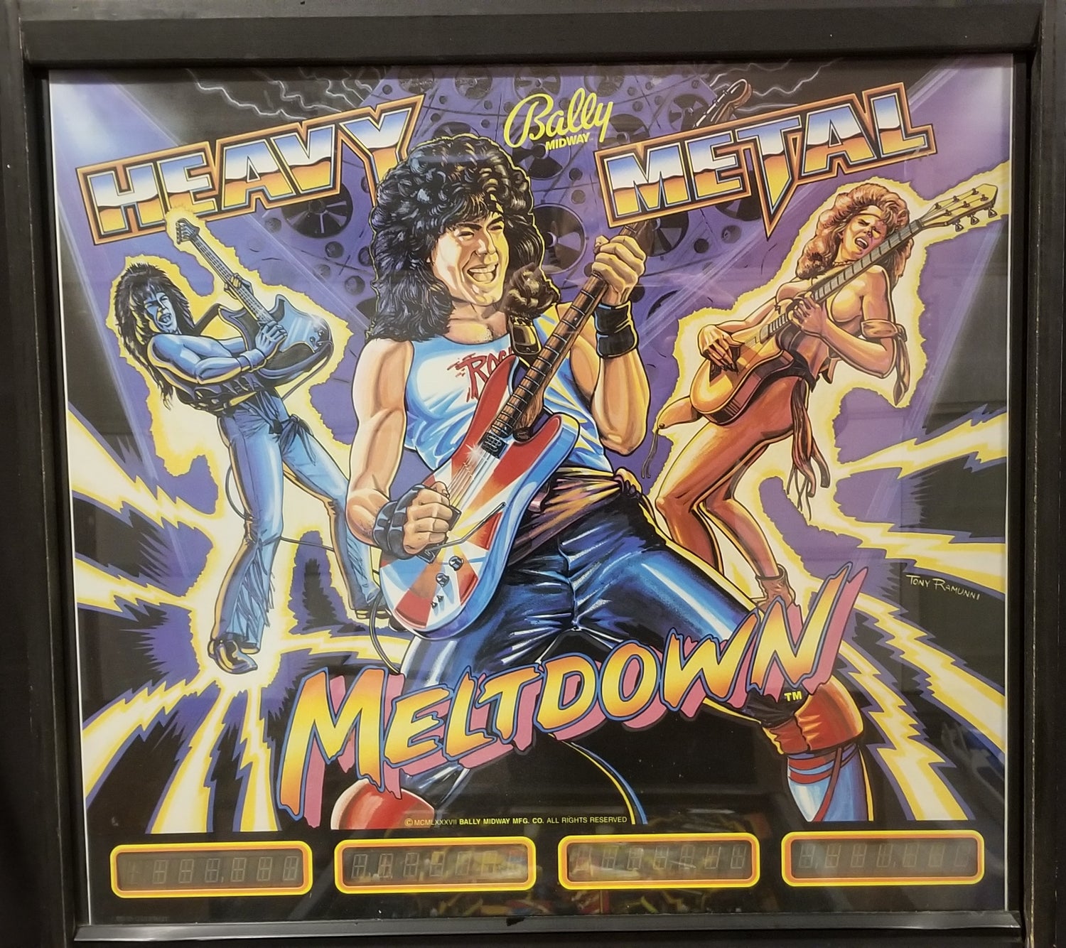 Heavy Metal Meltdown Bally Midway 1987 - Pinball805