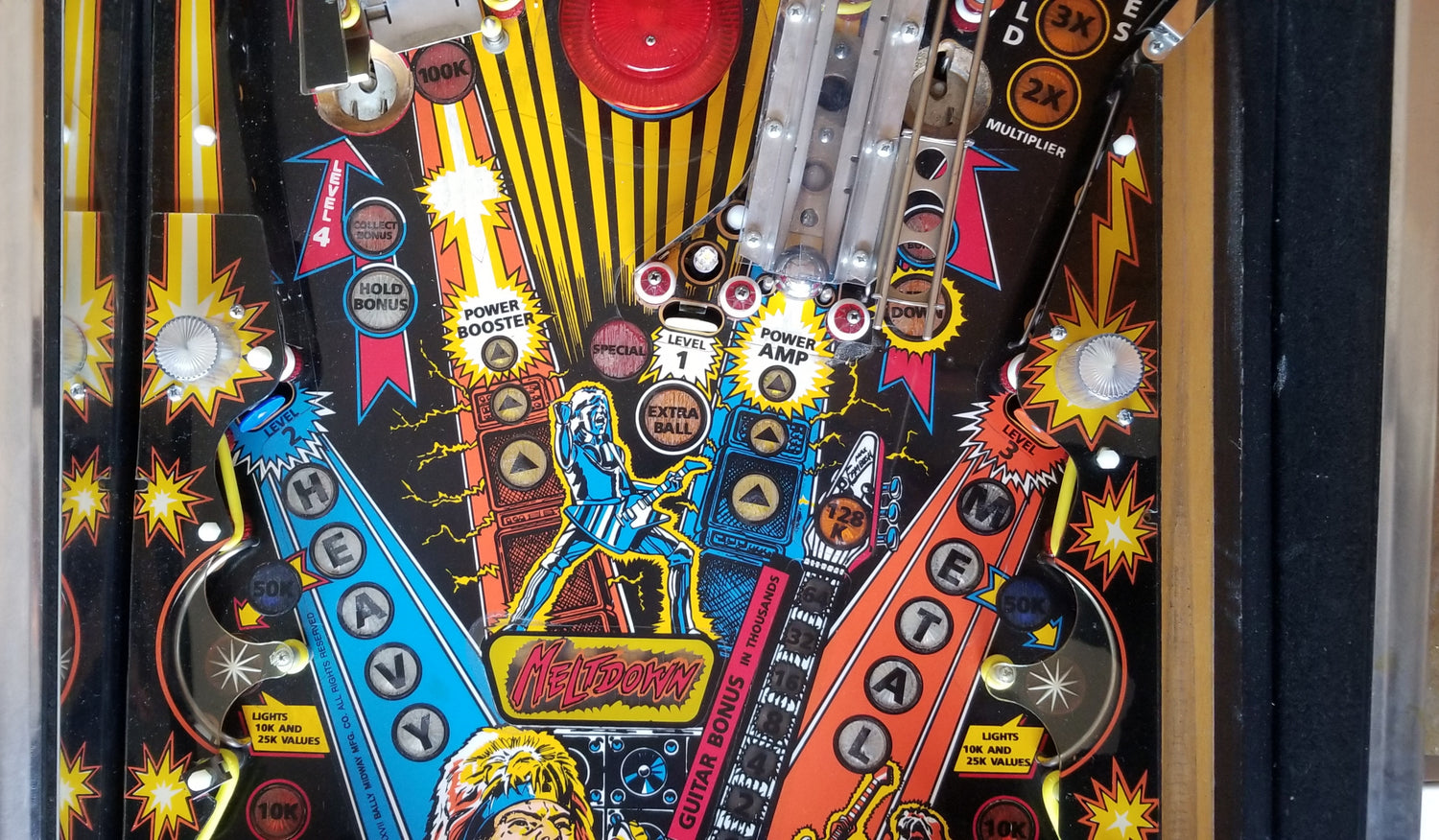 Heavy Metal Meltdown Bally Midway 1987 - Pinball805