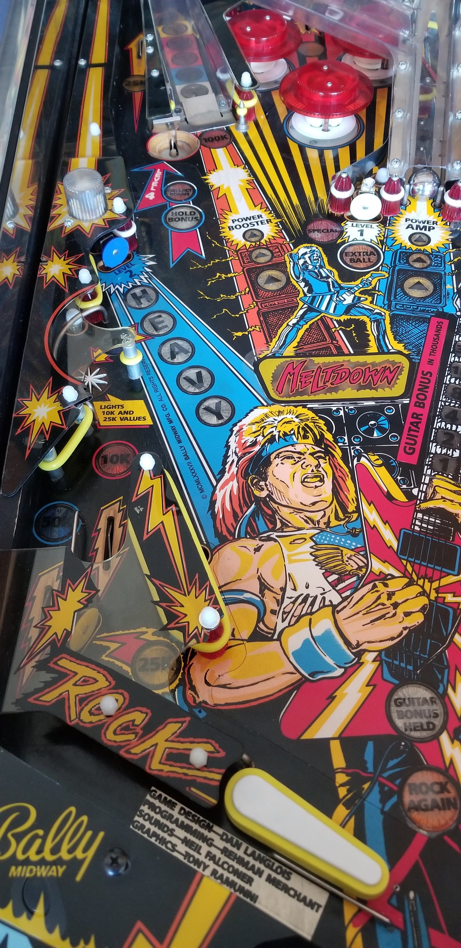 Heavy Metal Meltdown Bally Midway 1987 - Pinball805