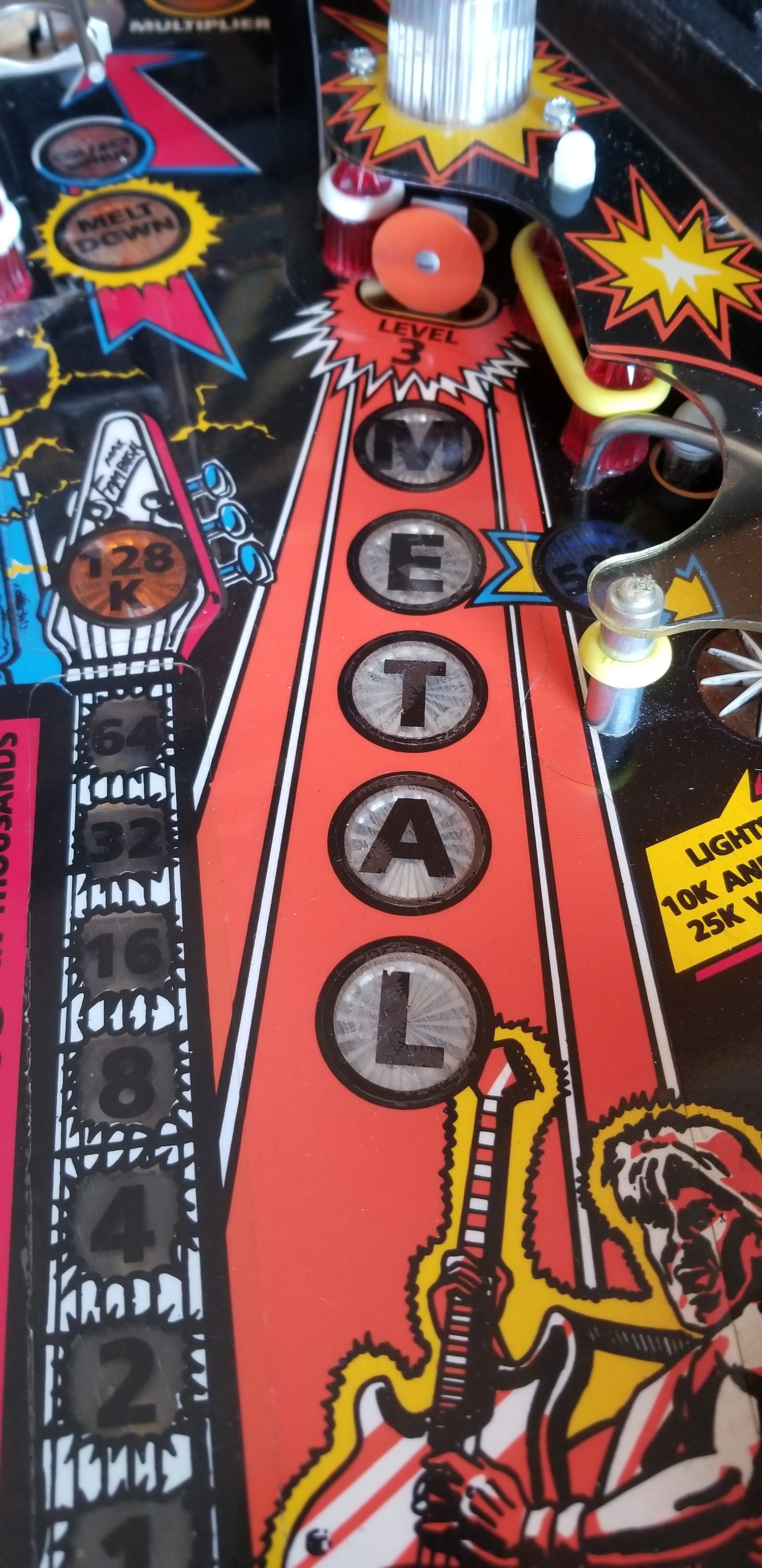 Heavy Metal Meltdown Bally Midway 1987 - Pinball805