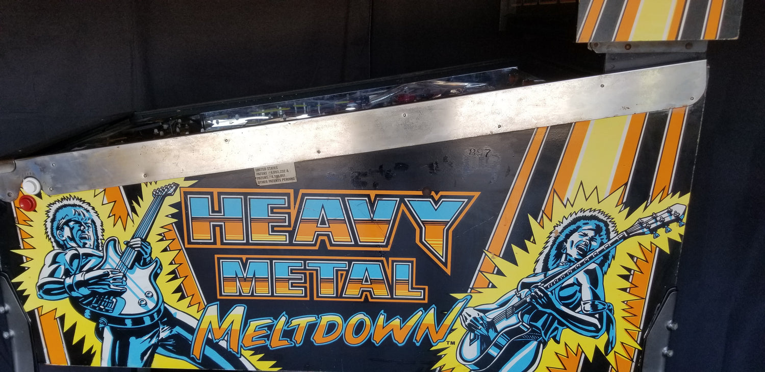 Heavy Metal Meltdown Bally Midway 1987 - Pinball805