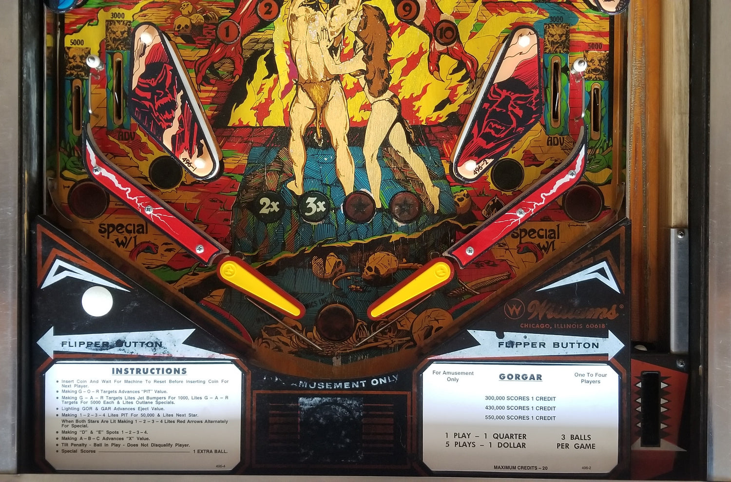 Gorgar Williams 1979 - Pinball805