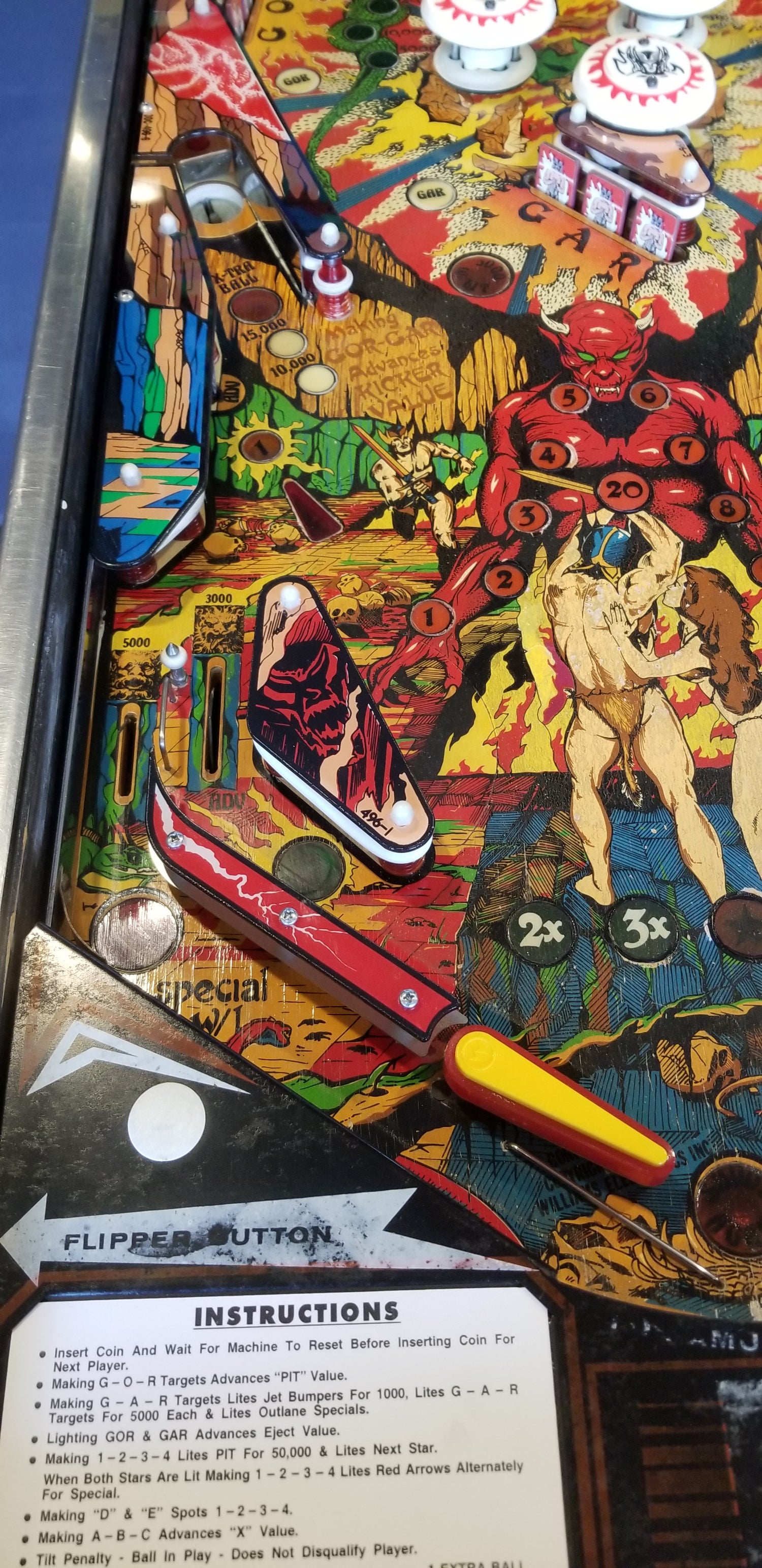 Gorgar Williams 1979 - Pinball805