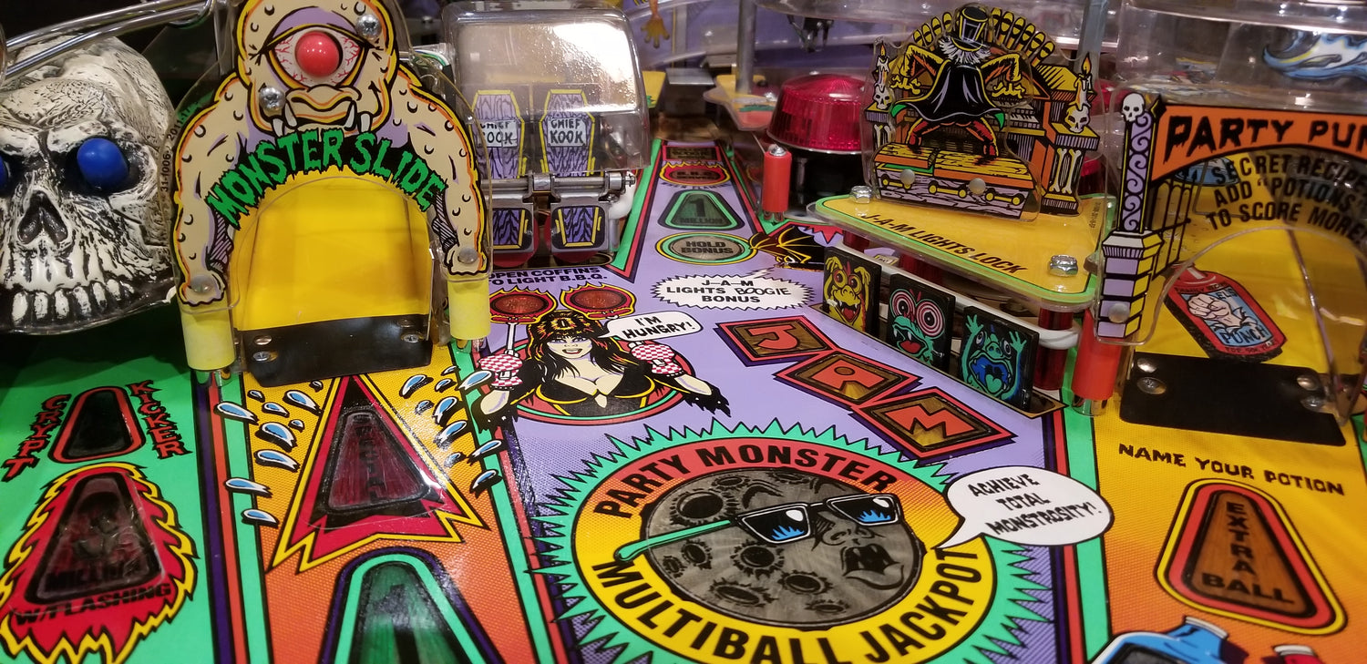 Elvira and the Party Monsters Bally 1989 - Pinball805