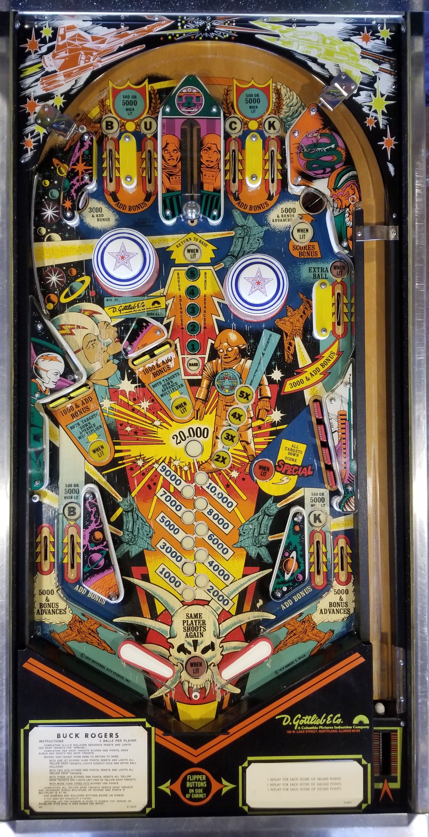 Buck Rogers Gottlieb 1980 - Pinball805