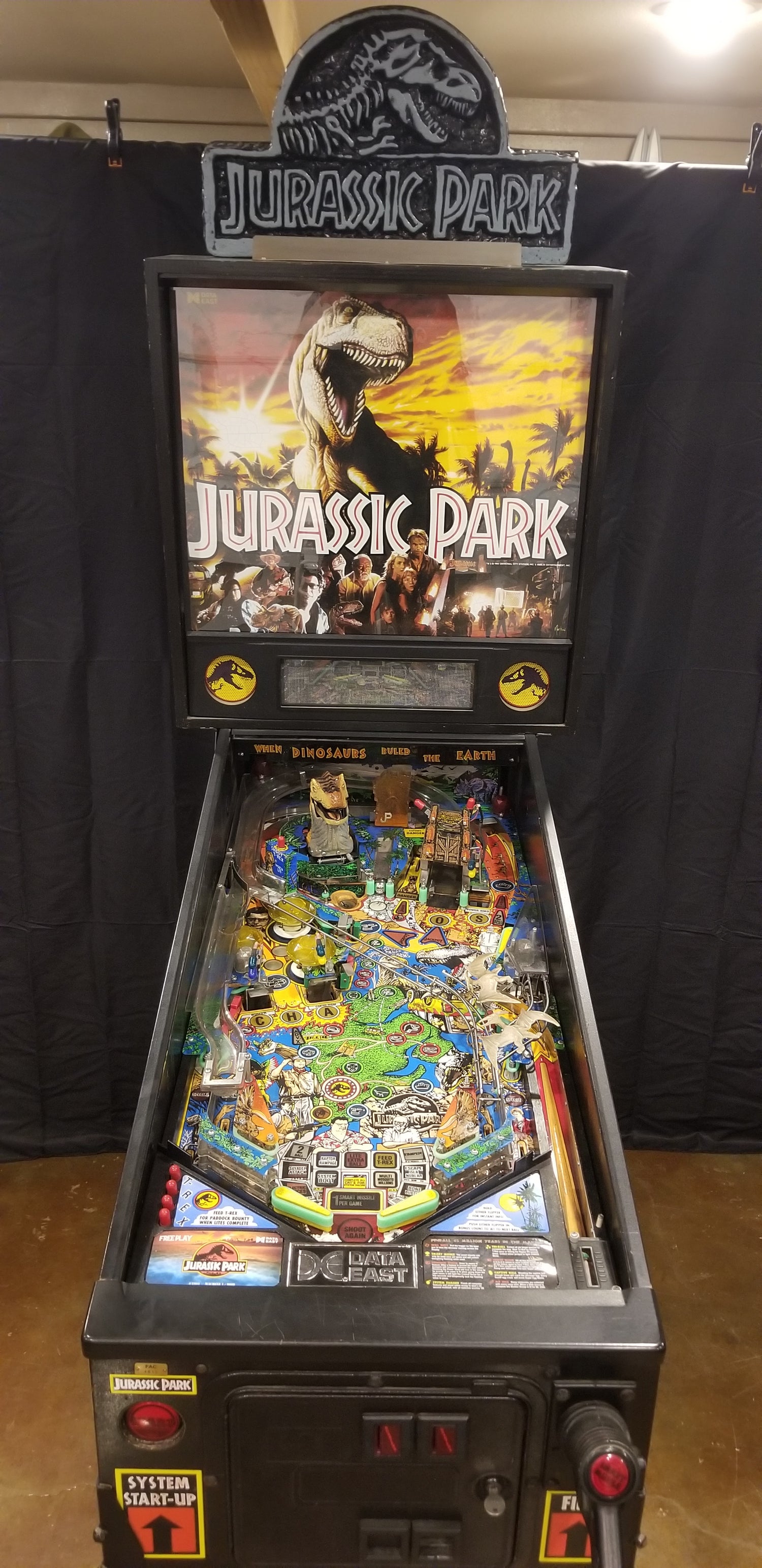 Jurassic Park Data East 1993 - Pinball805
