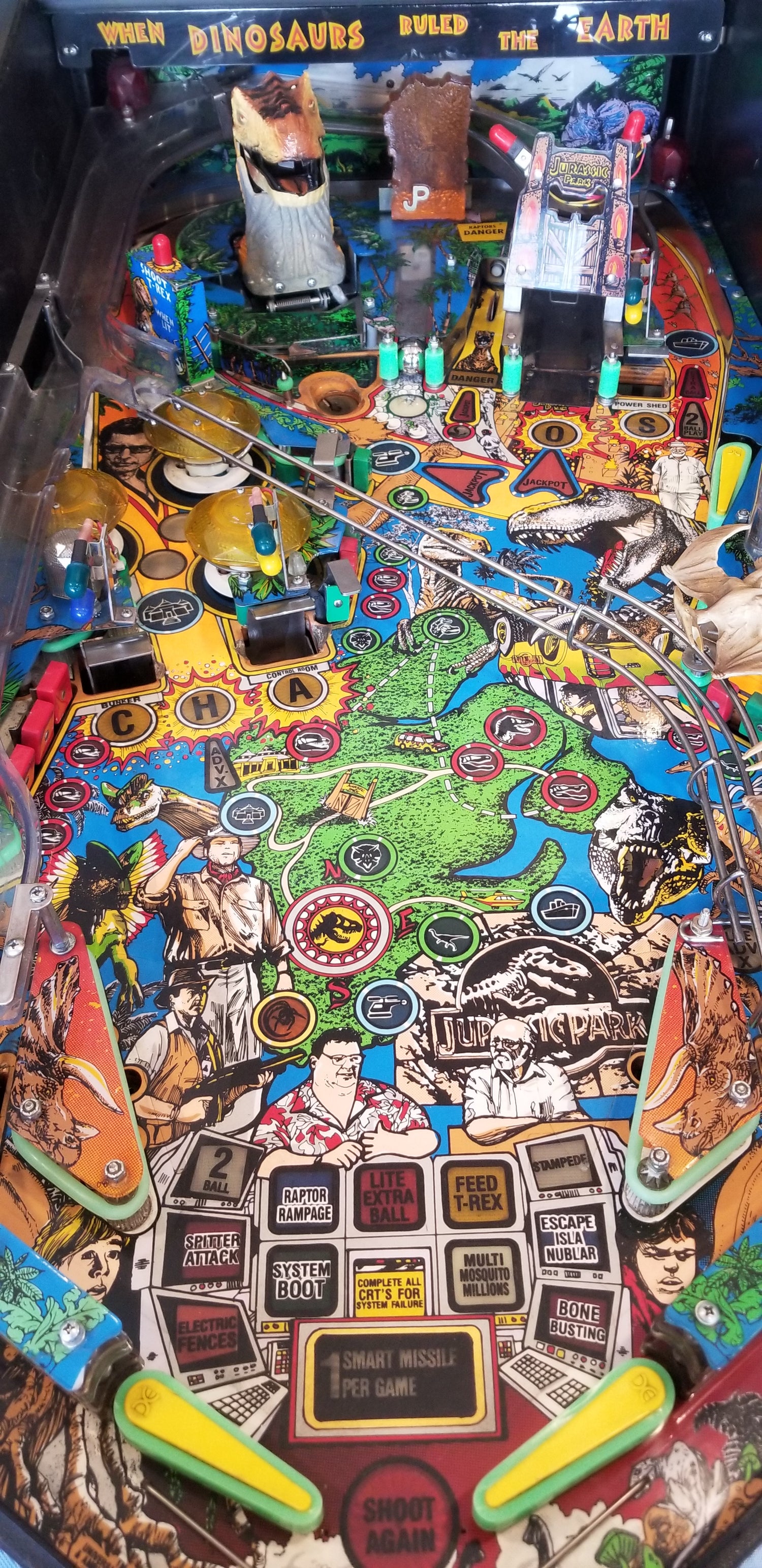 Jurassic Park Data East 1993 - Pinball805