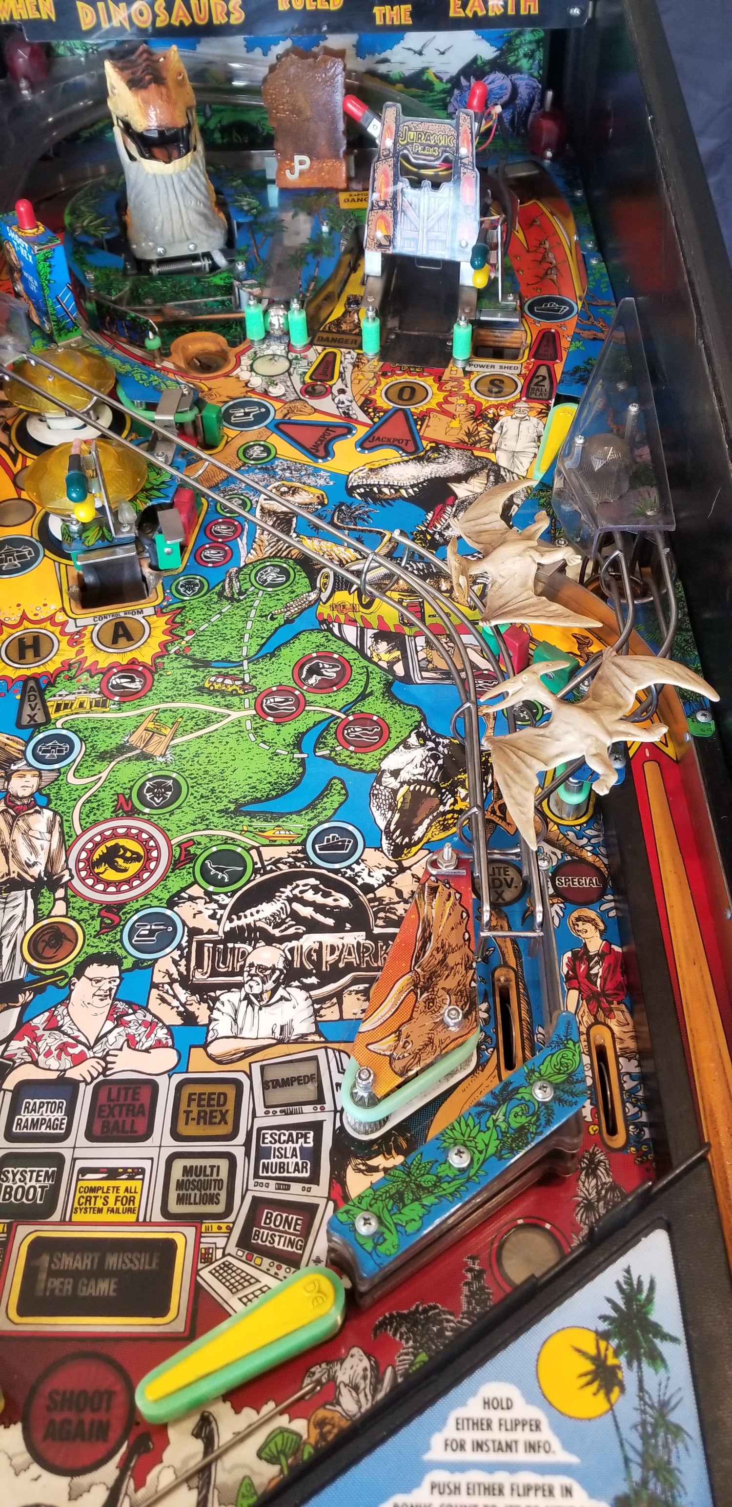 Jurassic Park Data East 1993 - Pinball805