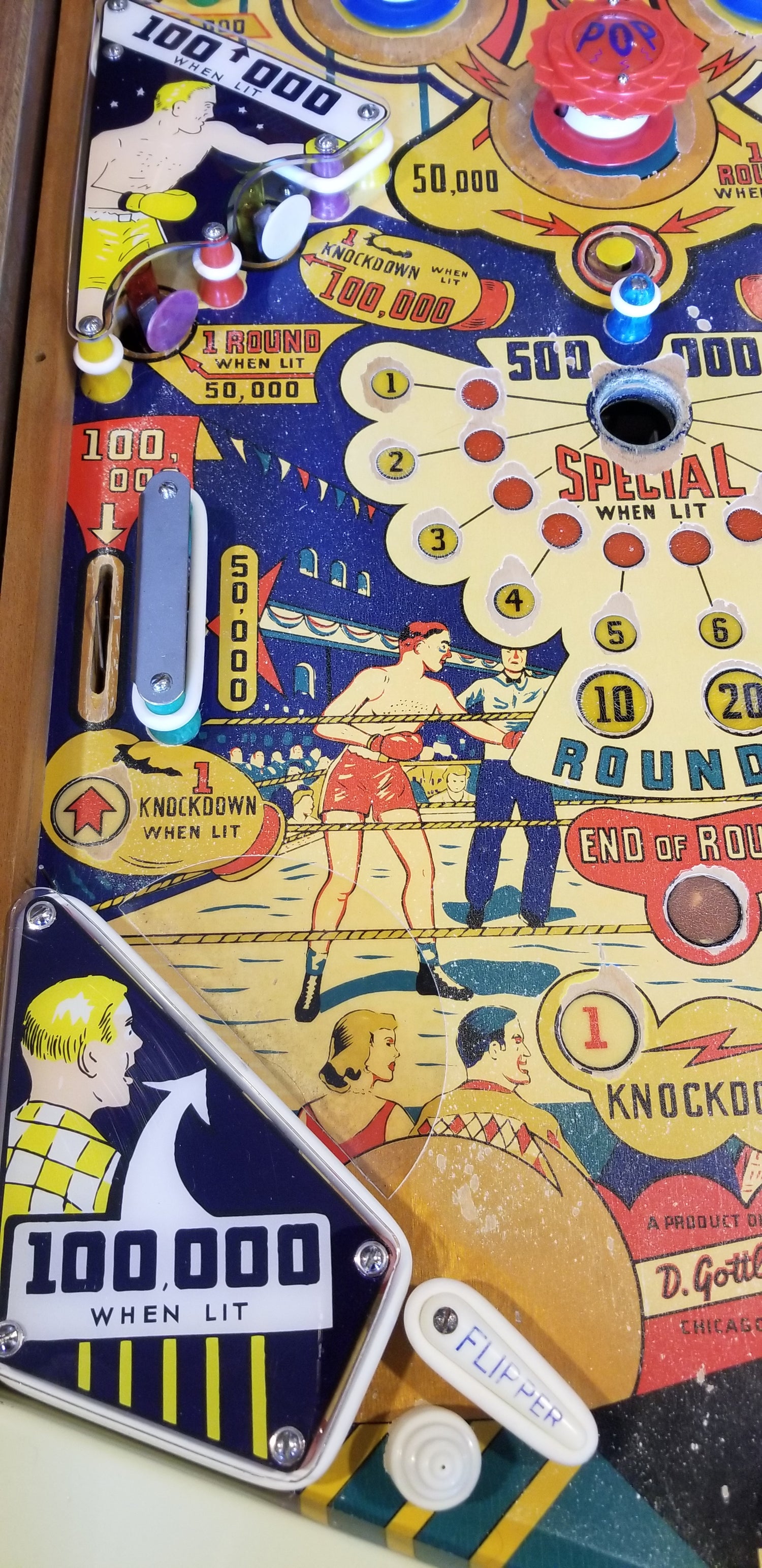 World Champ (Wood Rail) Gottlieb 1957 - Pinball805