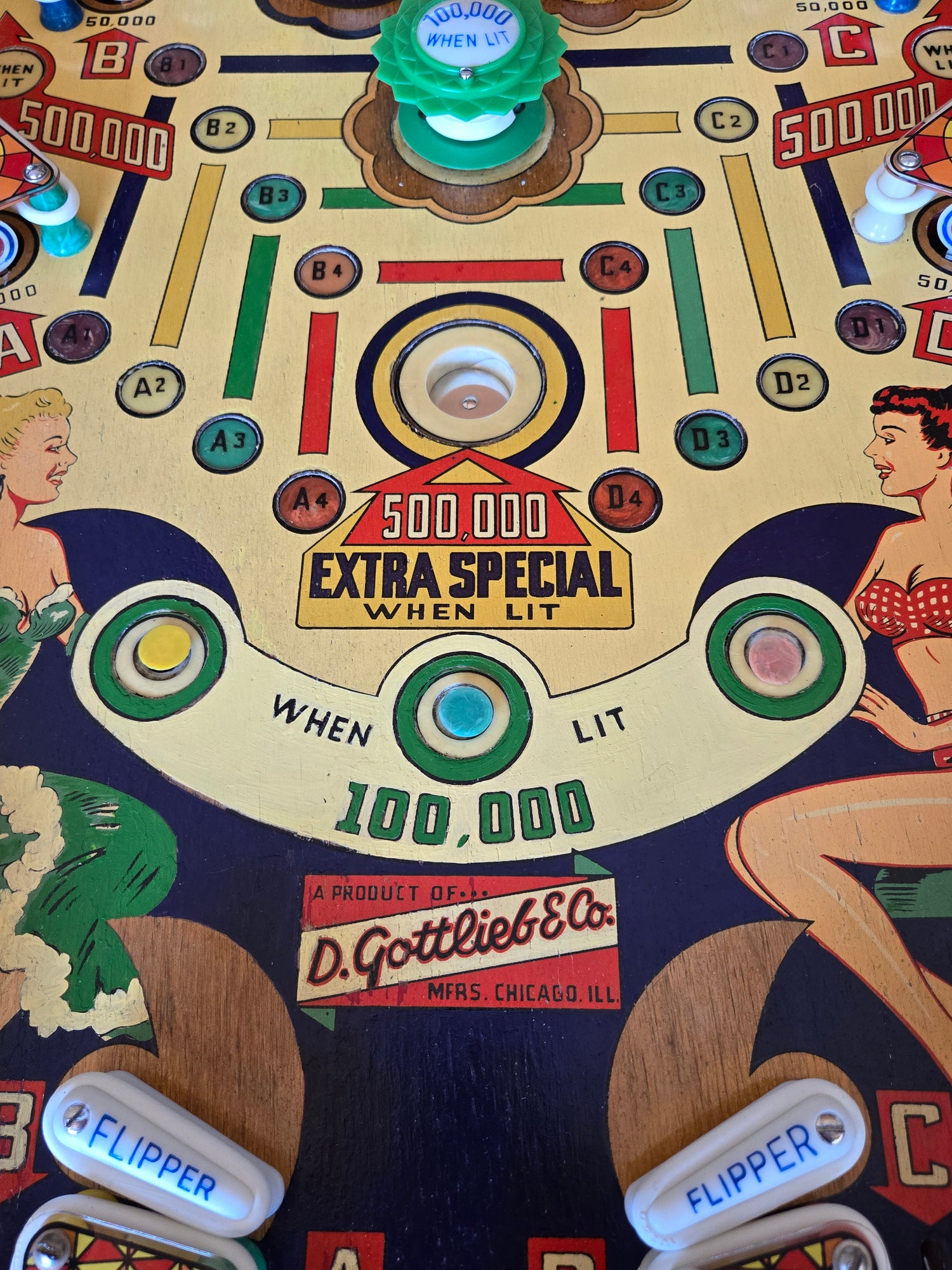 Wishing Well (Refurbished Wood Rail) Gottlieb 1955