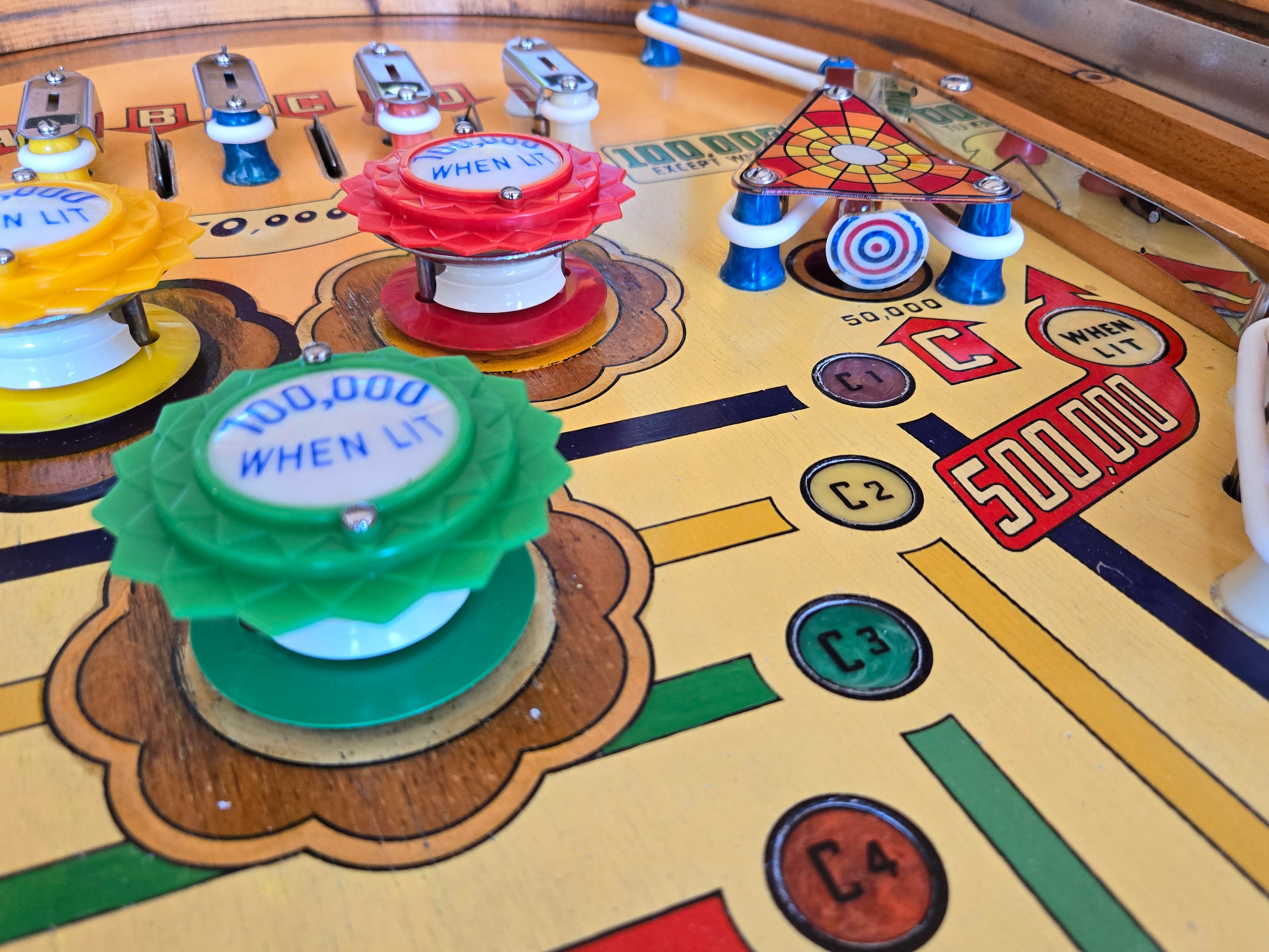 Wishing Well (Refurbished Wood Rail) Gottlieb 1955