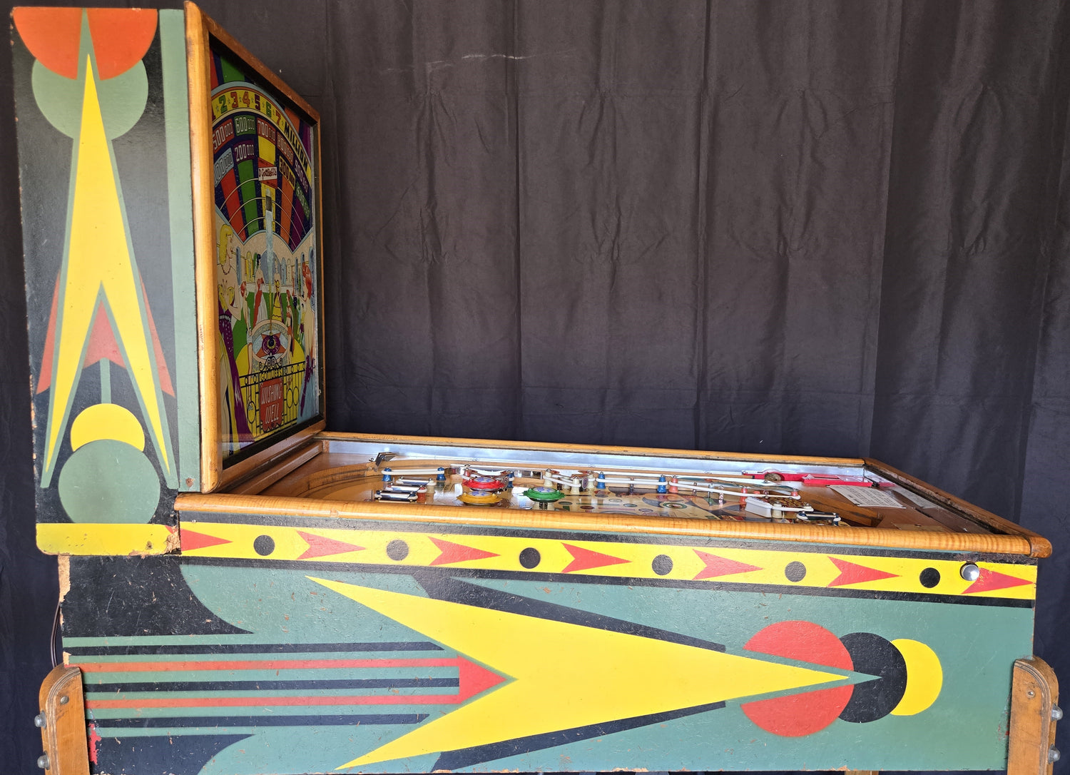 Wishing Well (Refurbished Wood Rail) Gottlieb 1955