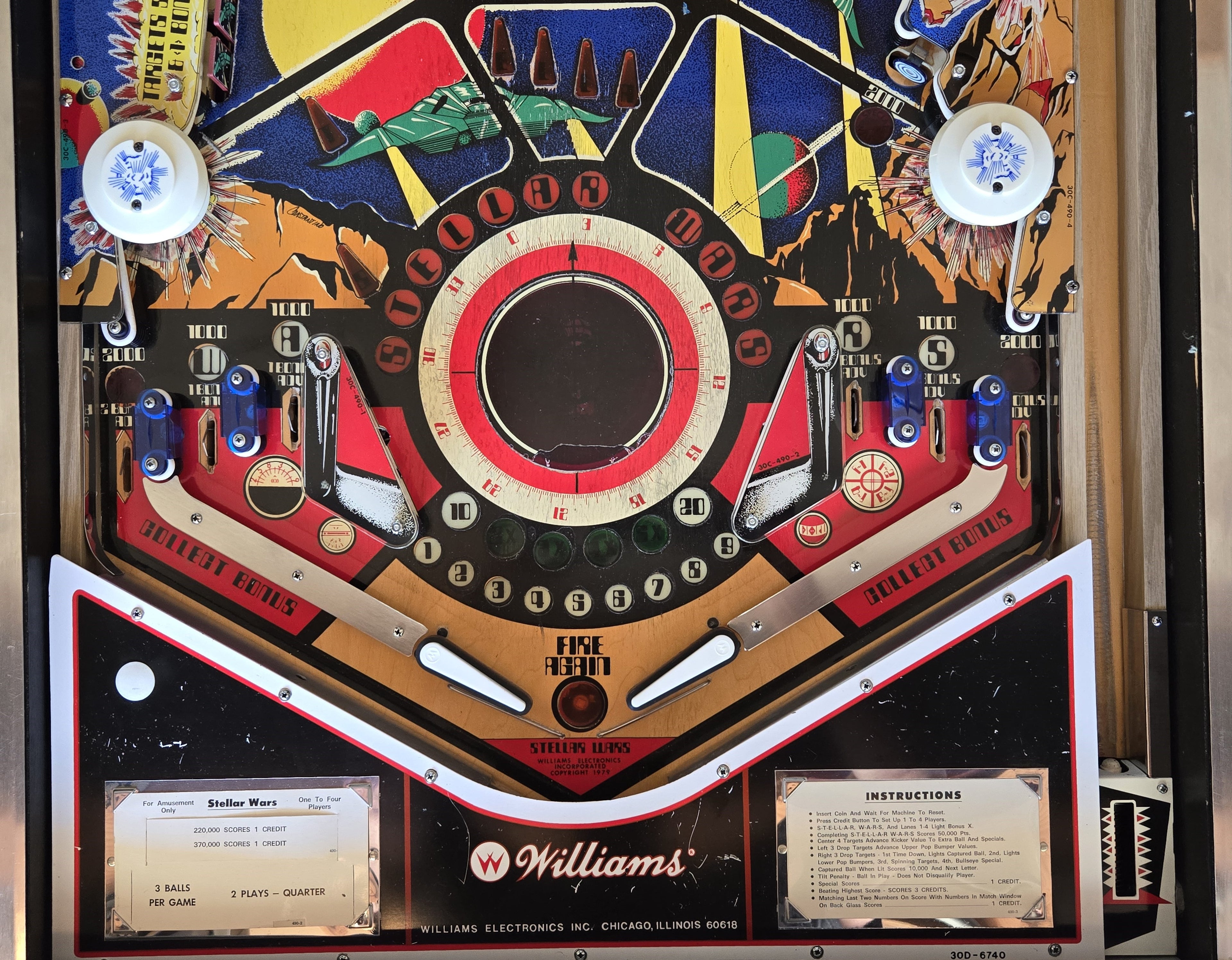 Stellar Wars (Refurbished Widebody) Williams 1979