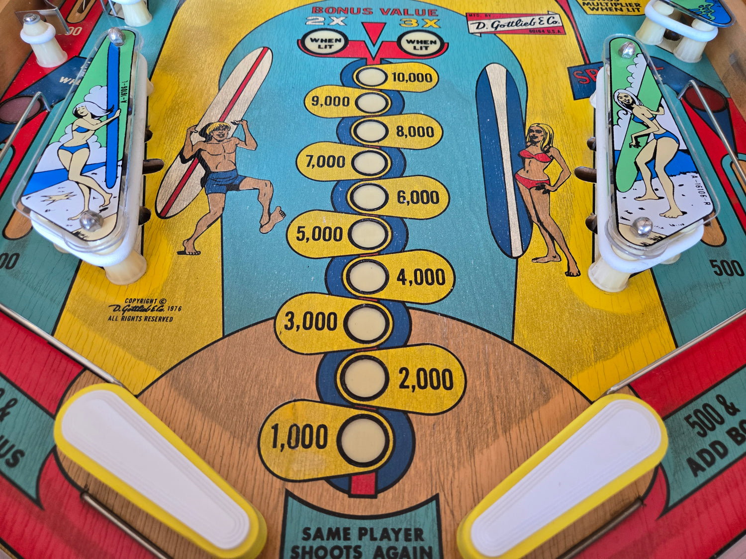 Surf Champ (Refurbished) Gottlieb 1976