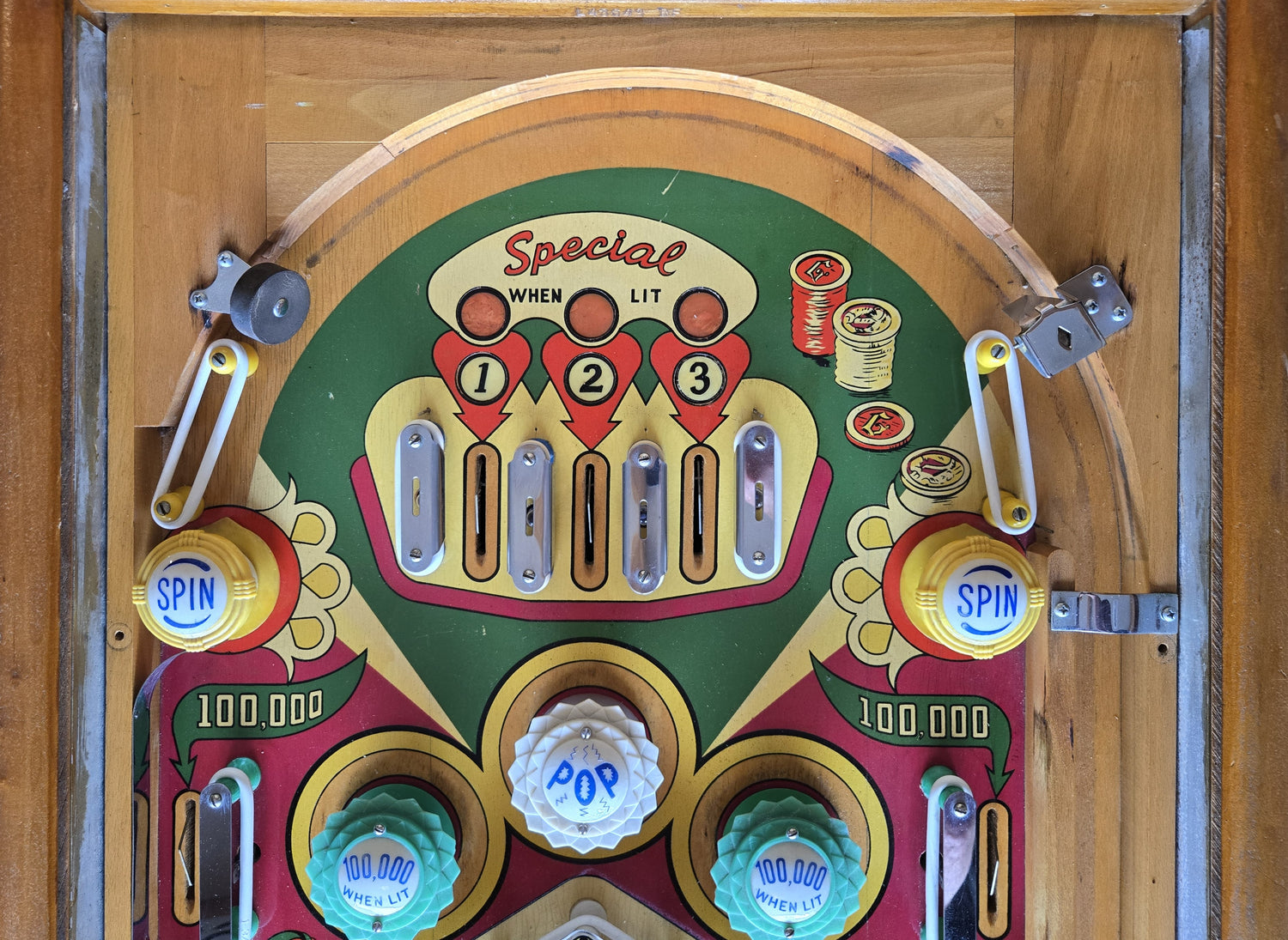 Royal Flush (Refurbished Wood Rail) Gottlieb 1957