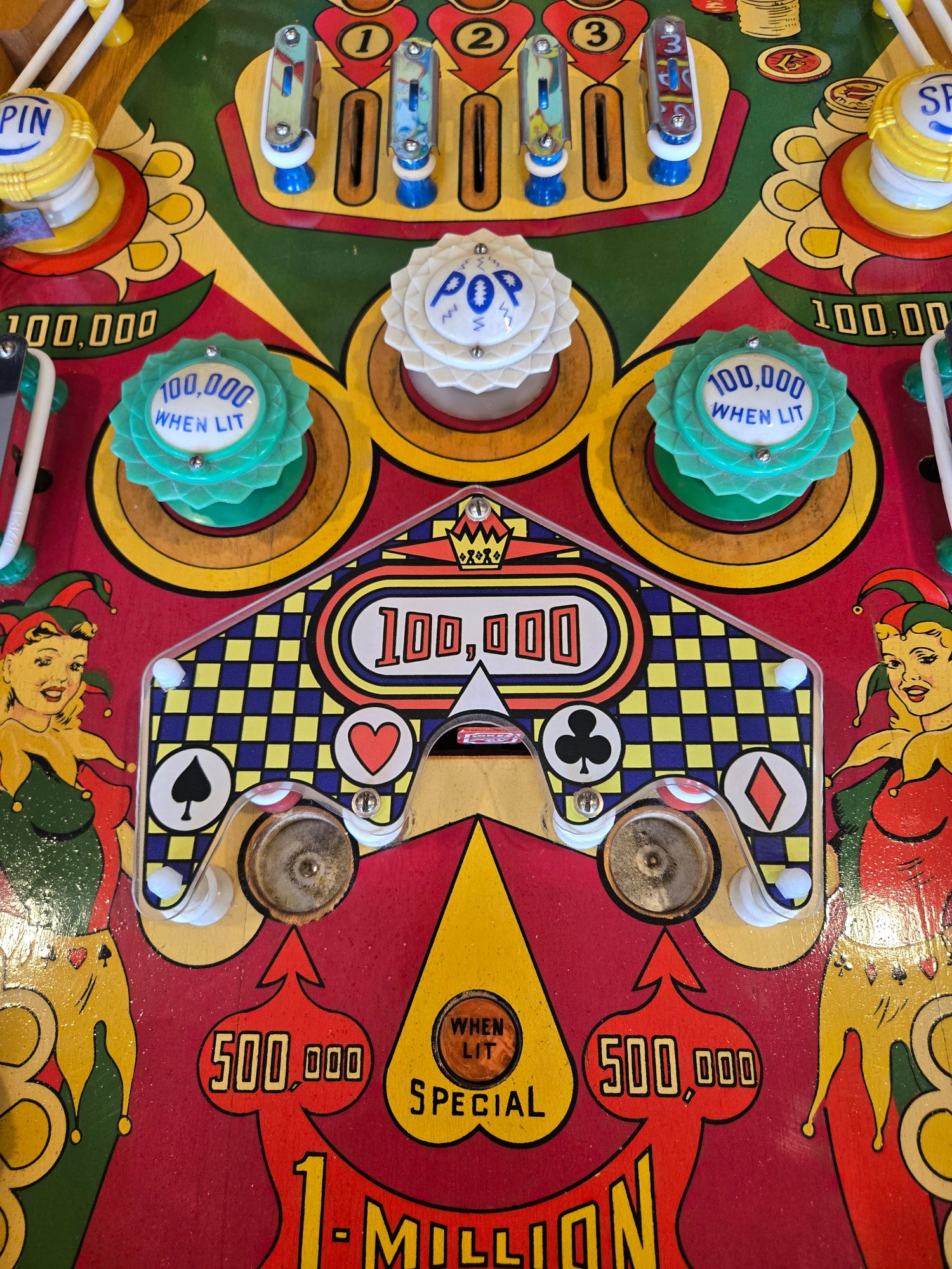 Royal Flush (Refurbished Wood Rail) Gottlieb 1957