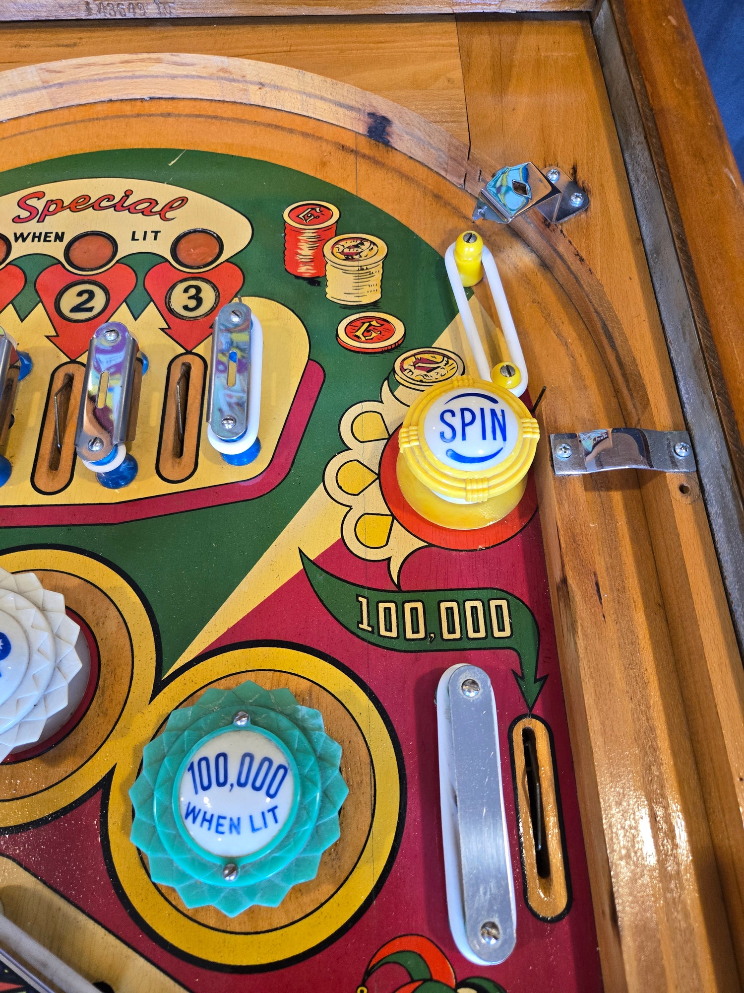 Royal Flush (Refurbished Wood Rail) Gottlieb 1957