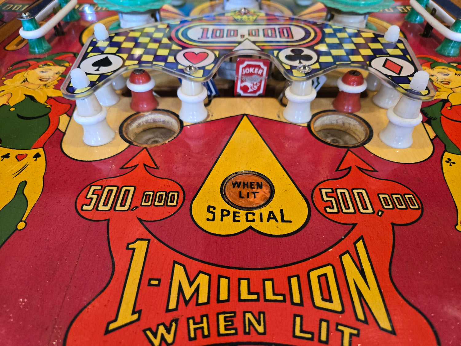 Royal Flush (Refurbished Wood Rail) Gottlieb 1957