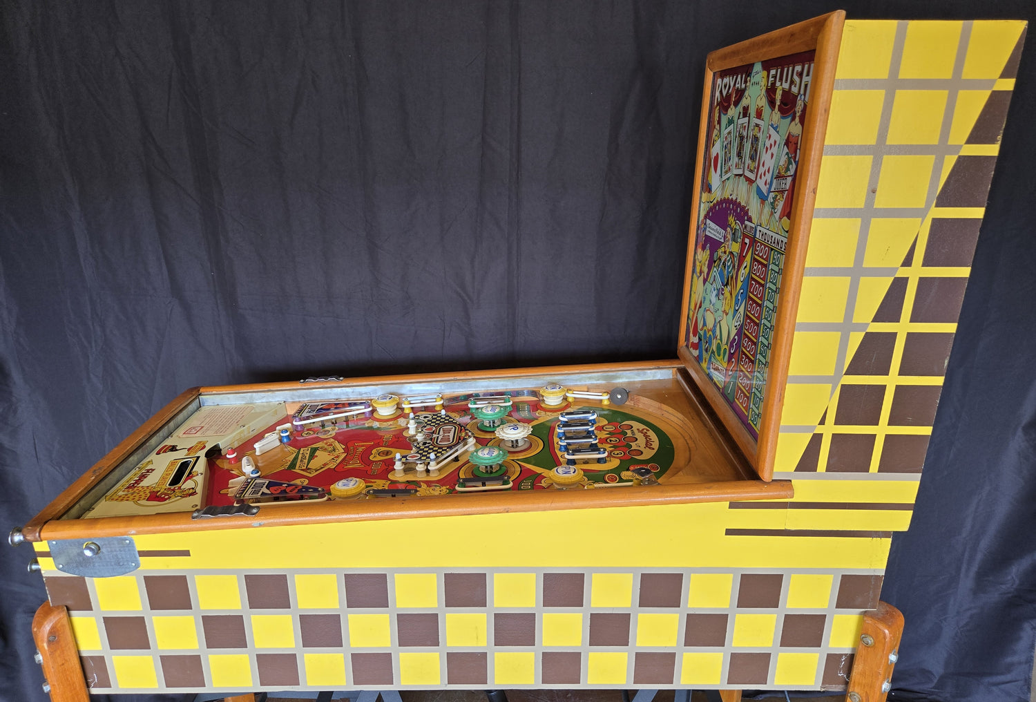 Royal Flush (Refurbished Wood Rail) Gottlieb 1957