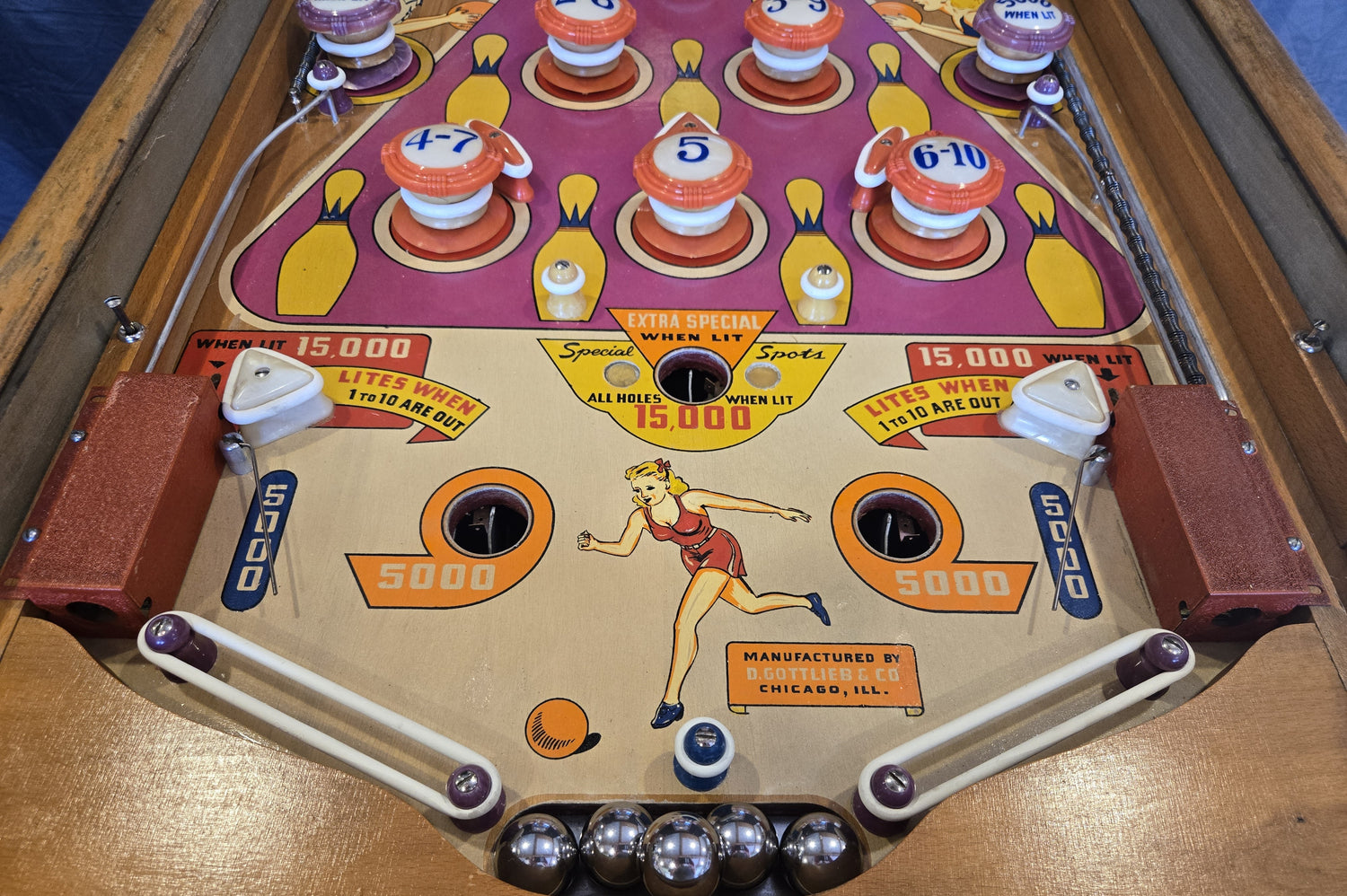 Bowling League (Flipperless) Gottlieb 1947